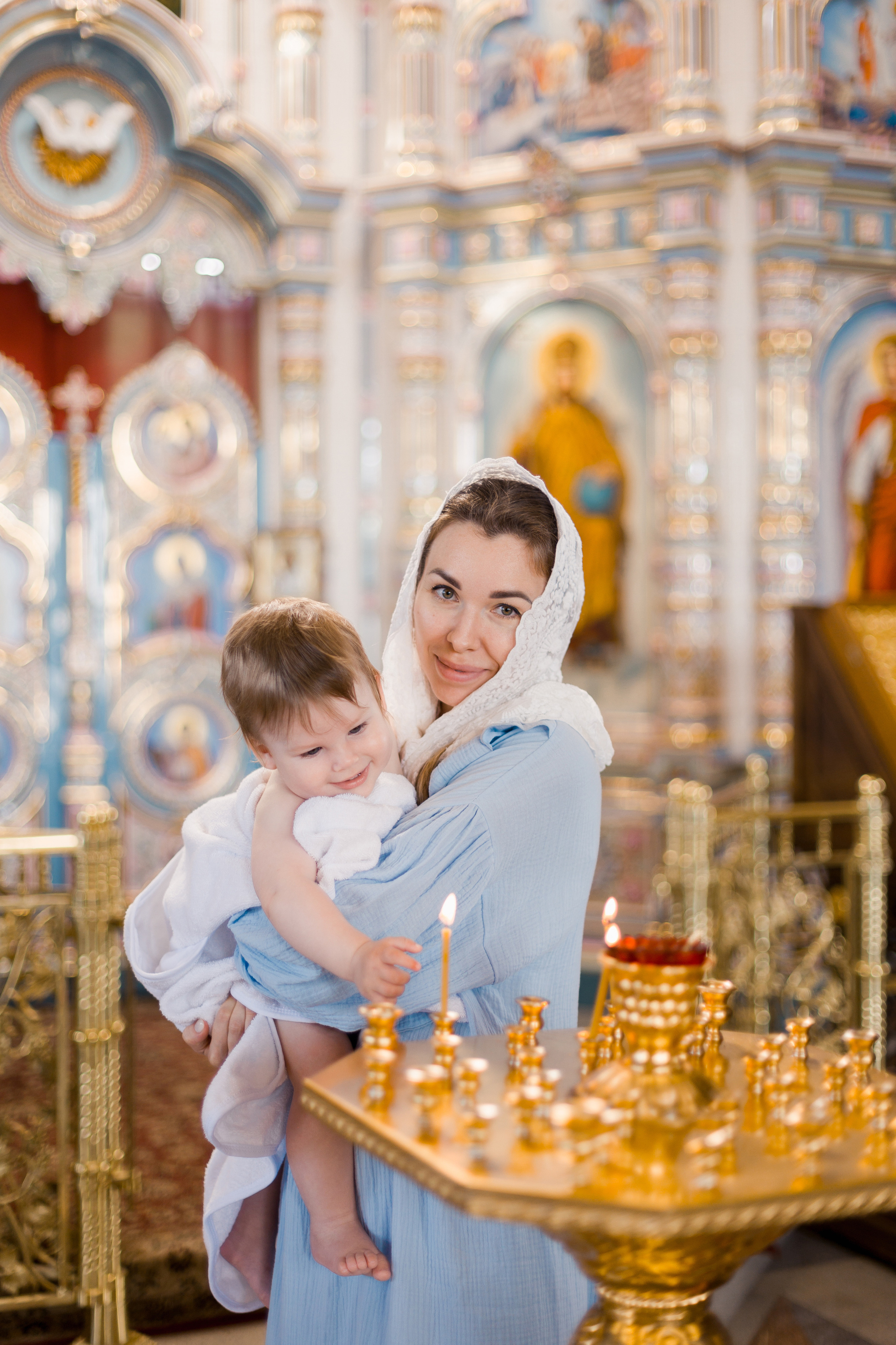 Крещение Льва. Семейный фотограф в Пензе Мария Левина