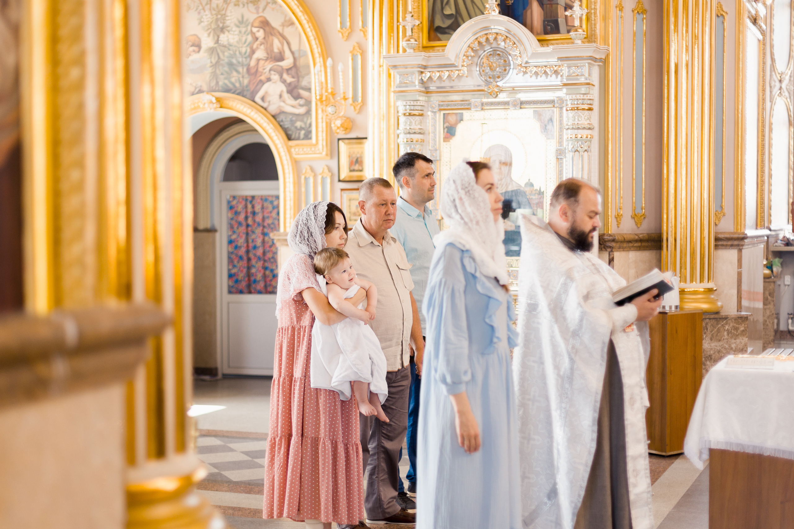 Крещение Льва. Семейный фотограф в Пензе Мария Левина