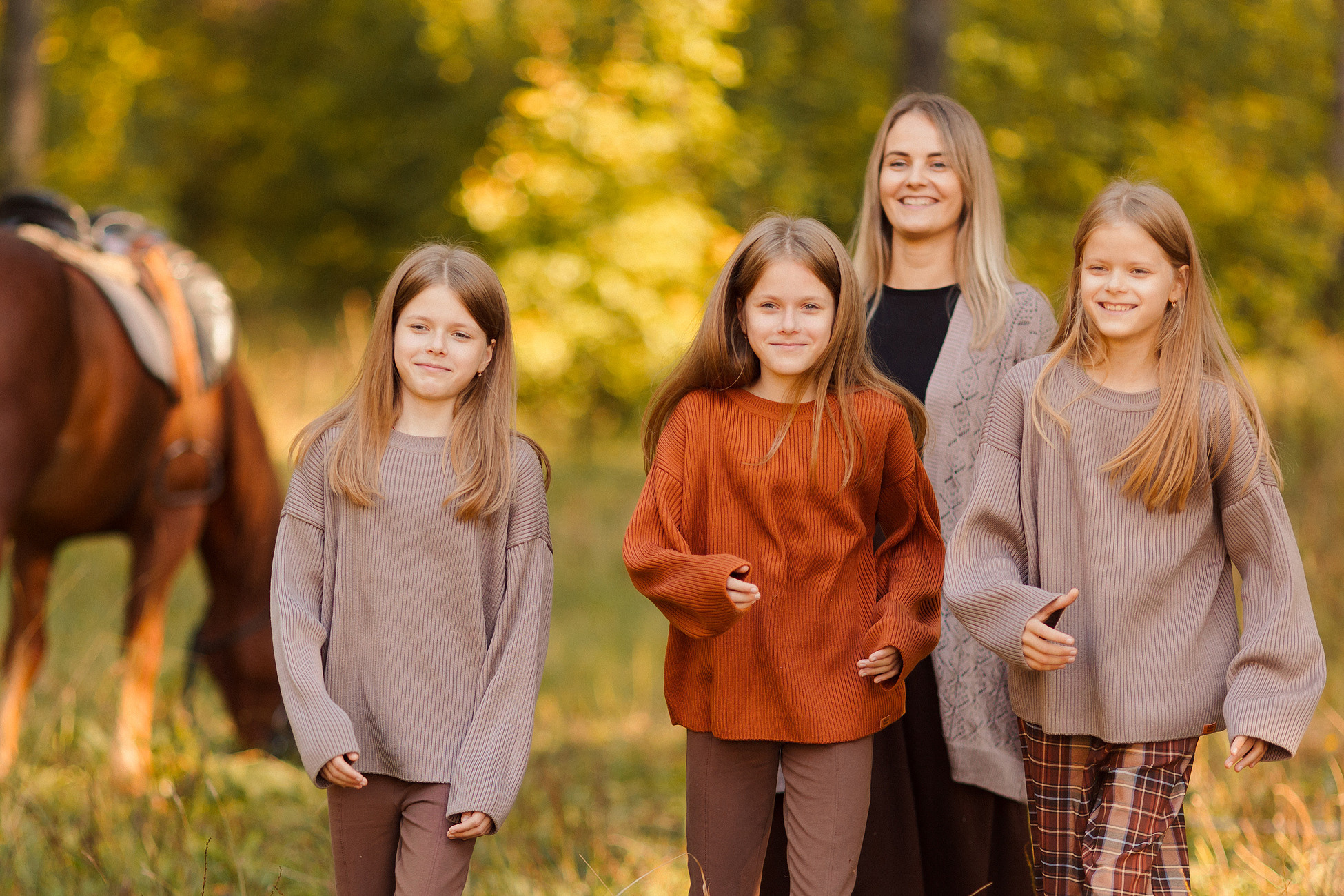 Осенний воркшоп часть 1. Семейный фотограф в Пензе Мария Левина