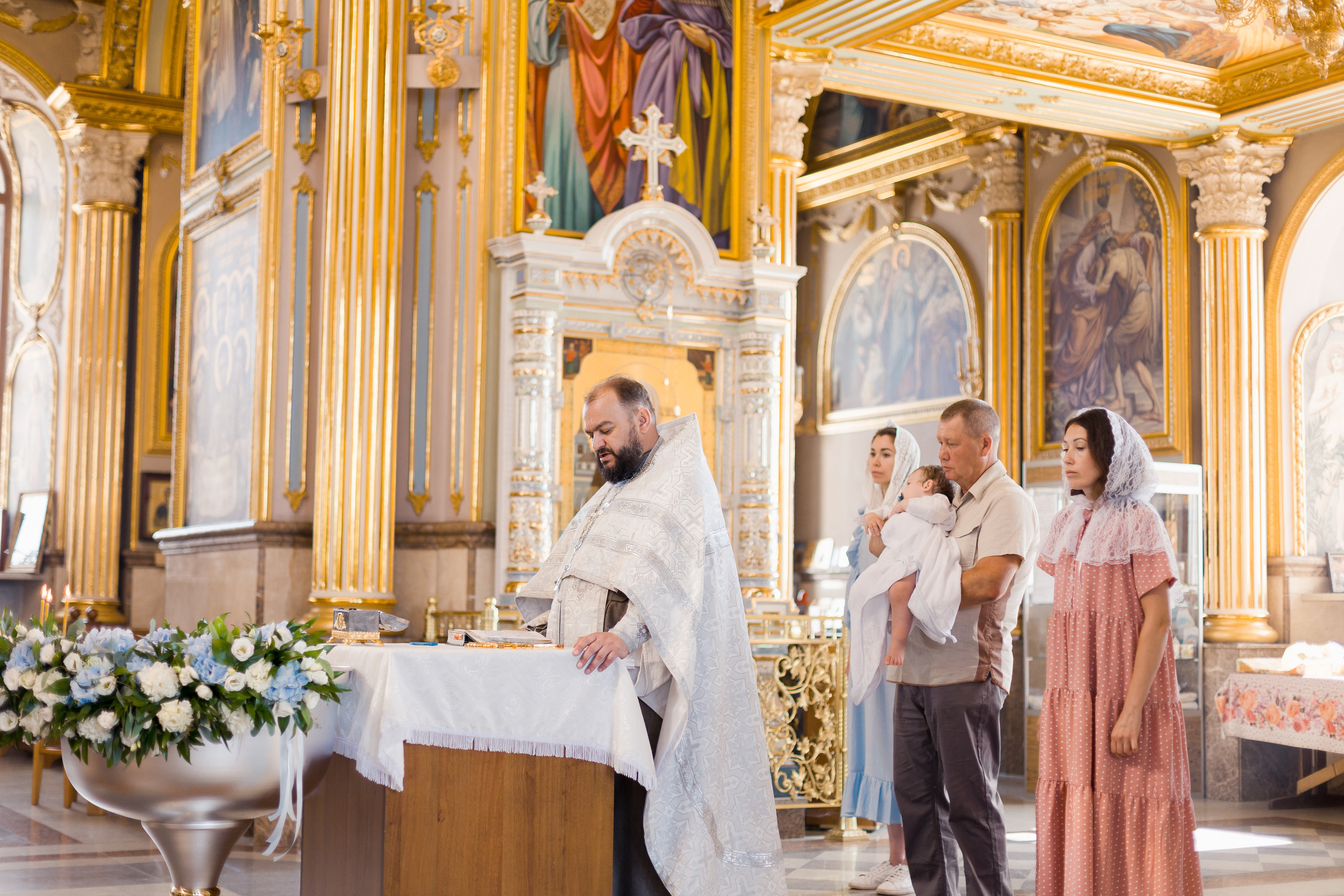 Крещение Льва. Семейный фотограф в Пензе Мария Левина