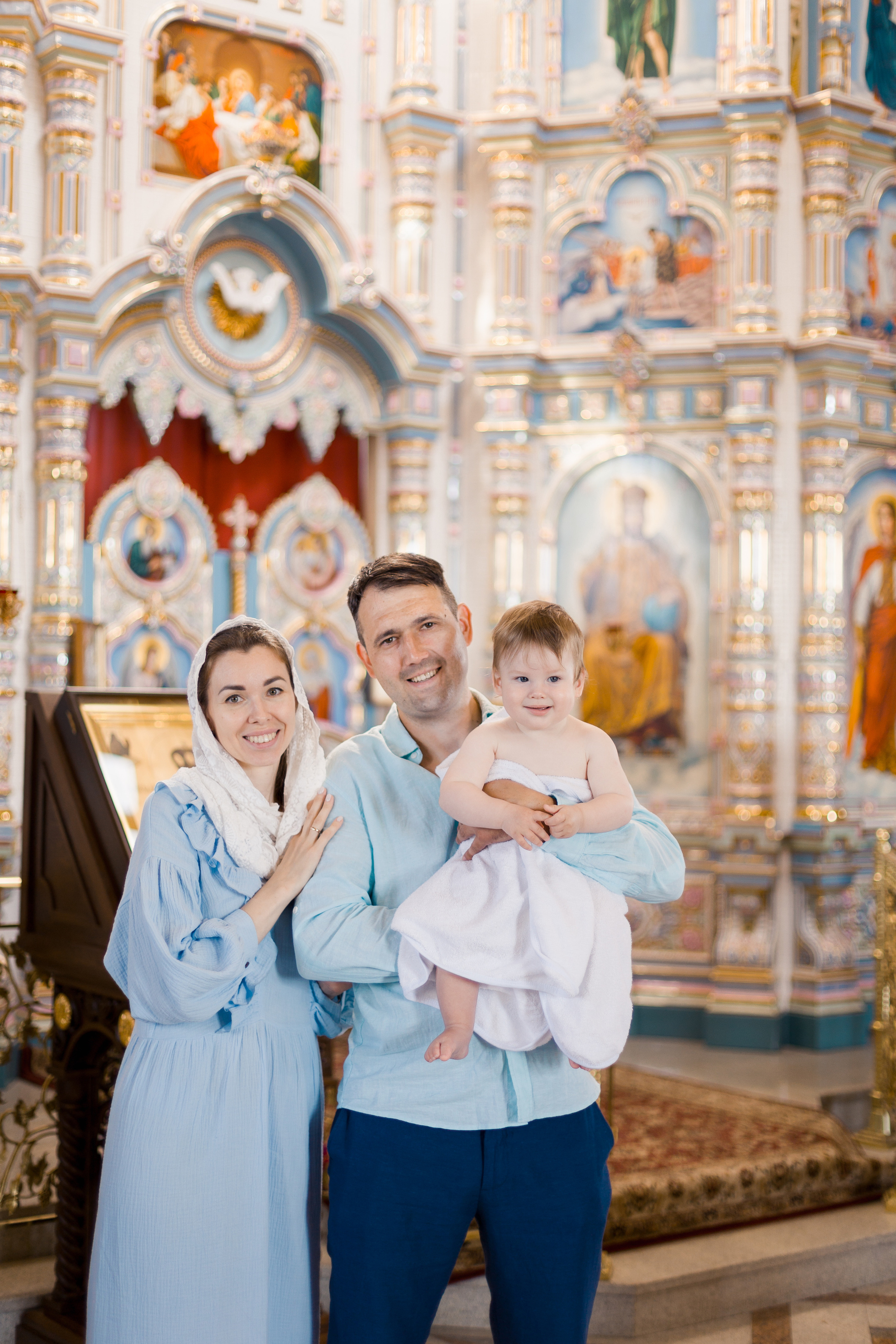 Крещение Льва. Семейный фотограф в Пензе Мария Левина