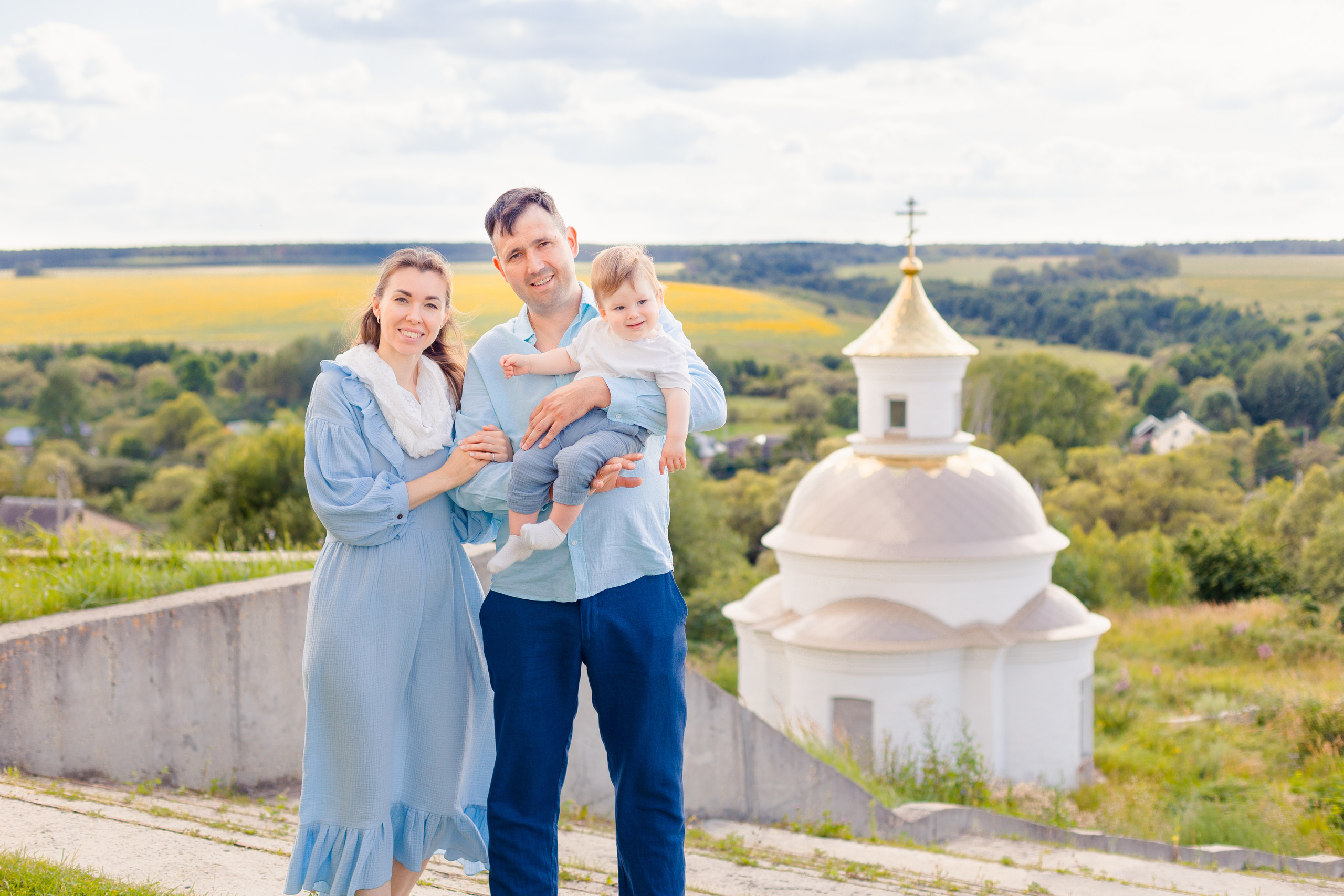 Крещение Льва. Семейный фотограф в Пензе Мария Левина