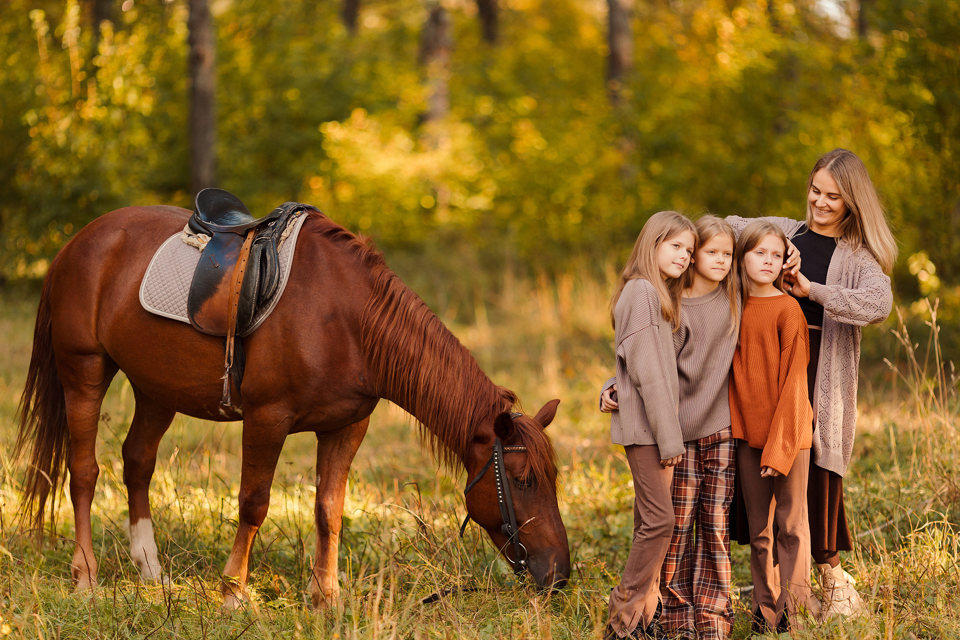 Осенний воркшоп часть 1. Семейный фотограф в Пензе Мария Левина