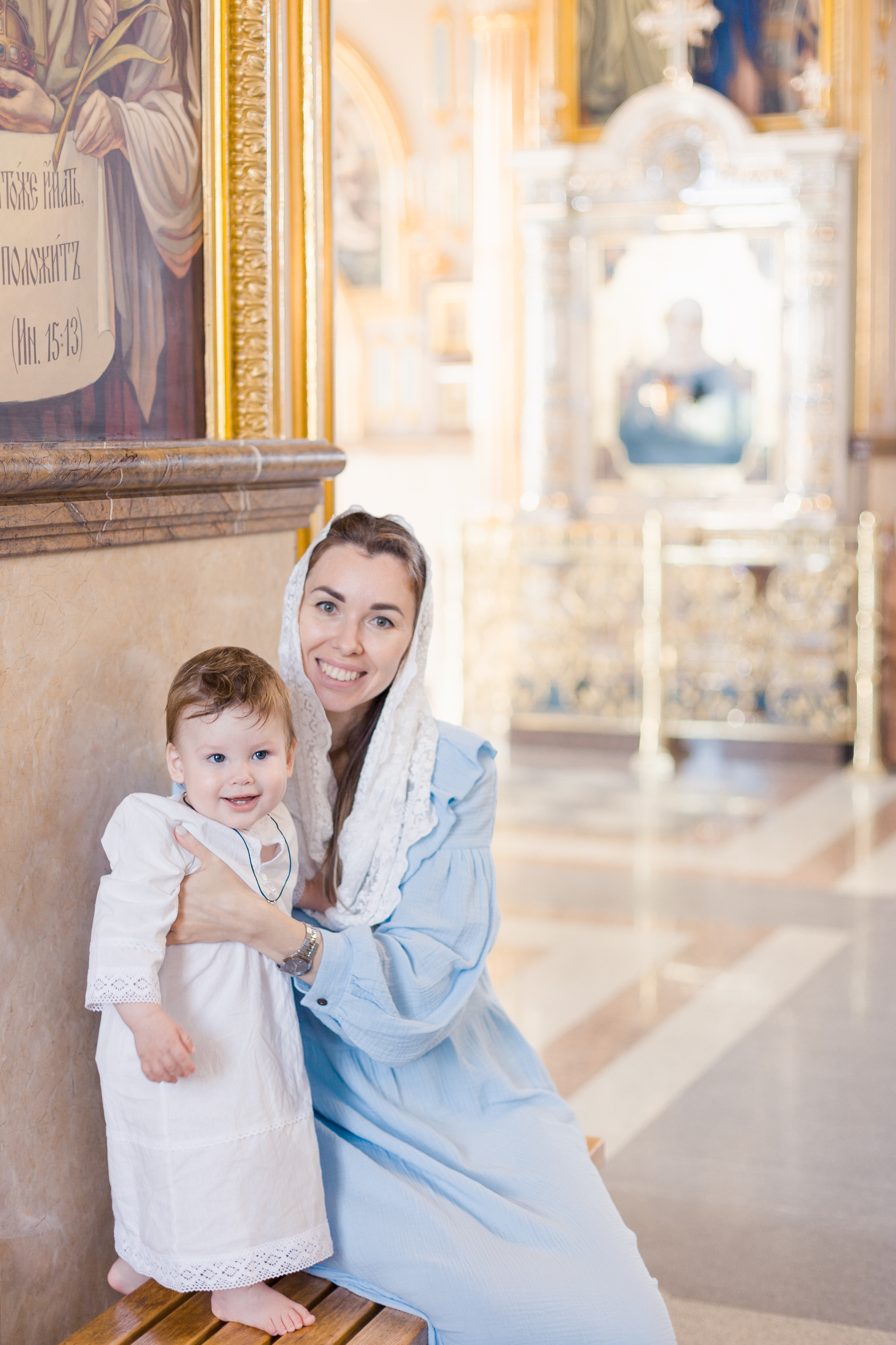 Крещение Льва. Семейный фотограф в Пензе Мария Левина
