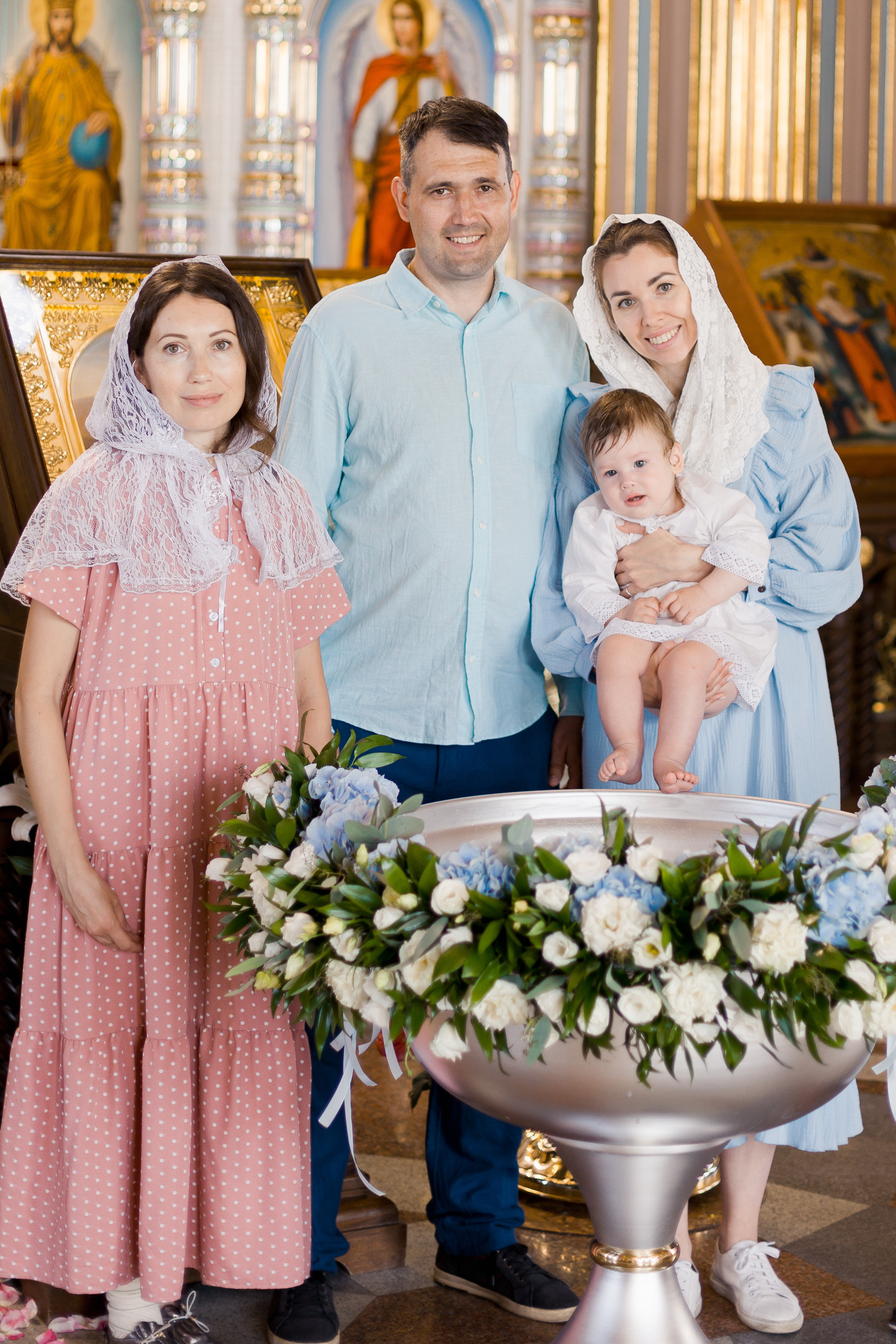 Крещение Льва. Семейный фотограф в Пензе Мария Левина