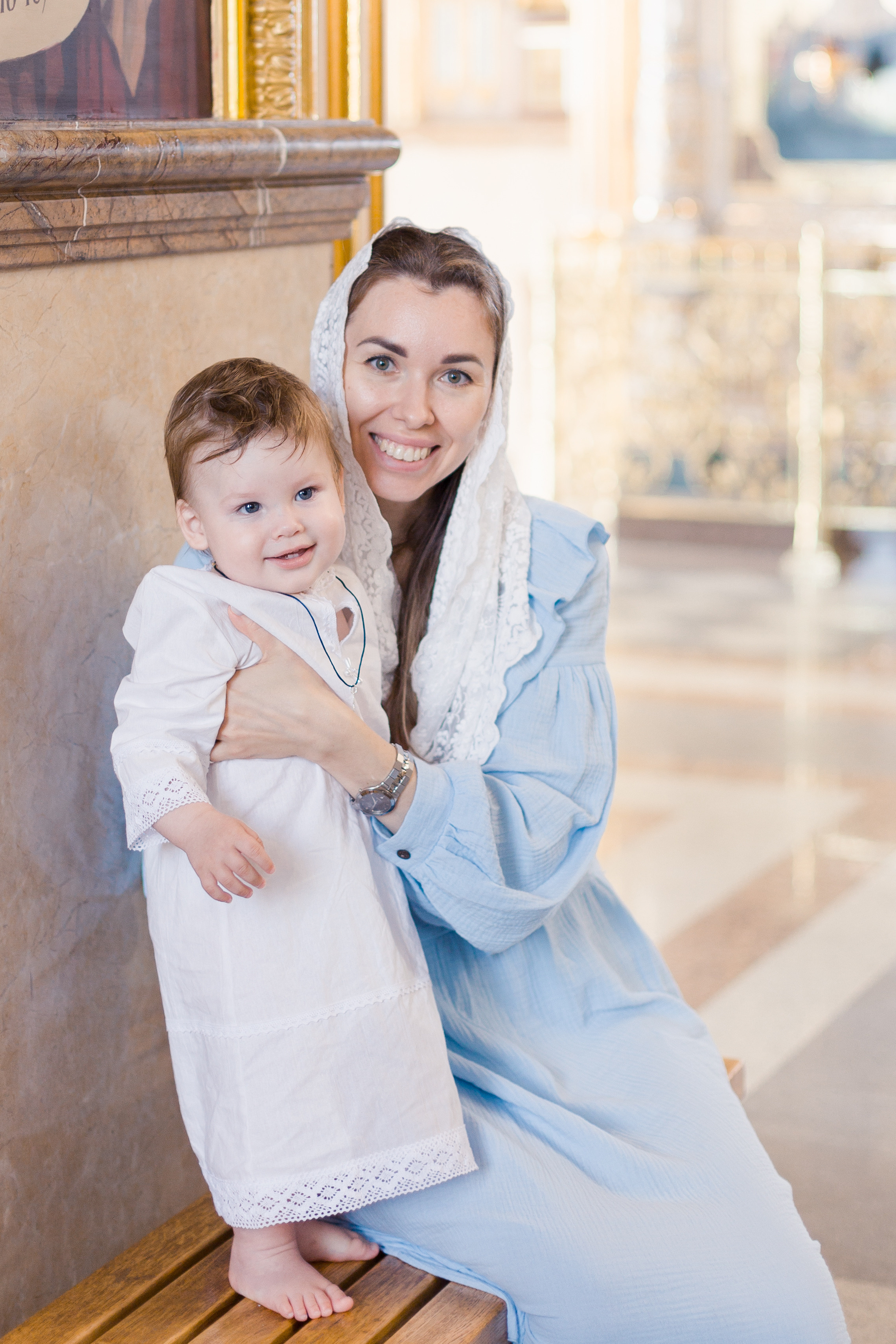 Крещение Льва. Семейный фотограф в Пензе Мария Левина