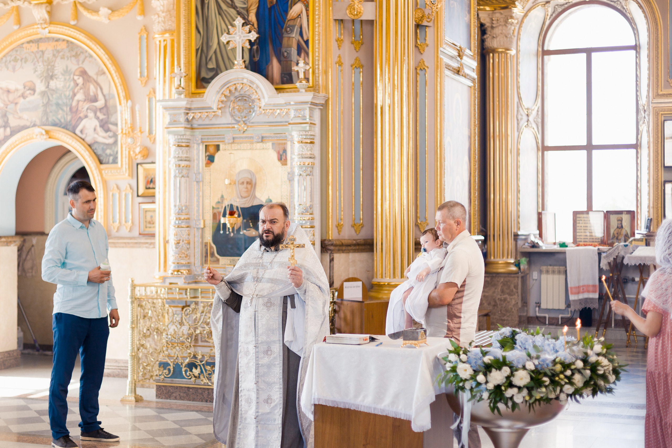 Крещение Льва. Семейный фотограф в Пензе Мария Левина