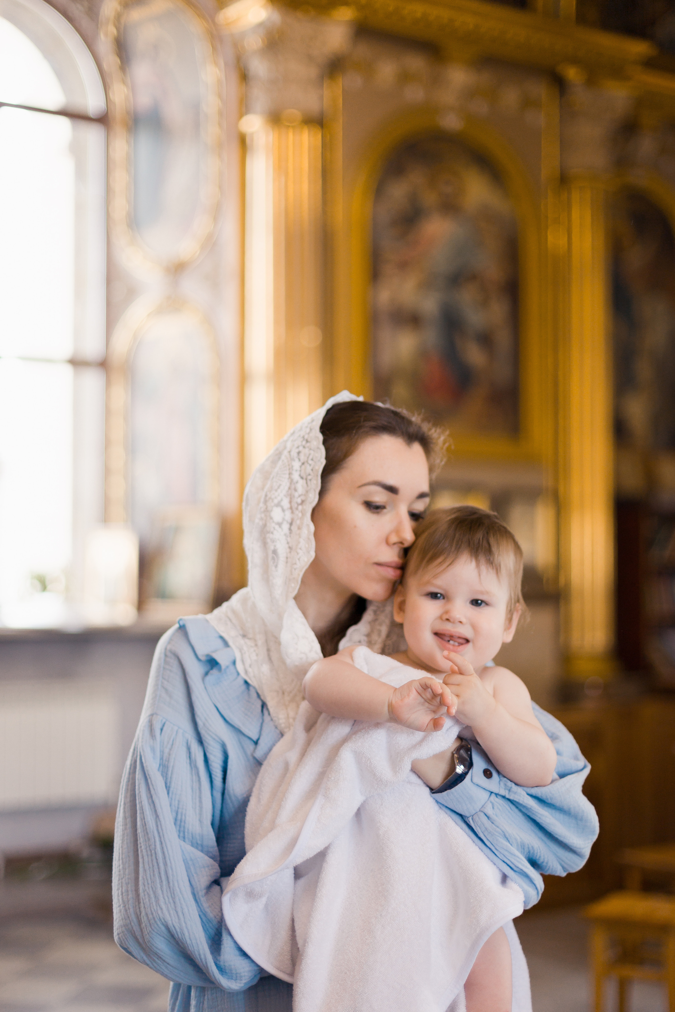 Крещение Льва. Семейный фотограф в Пензе Мария Левина