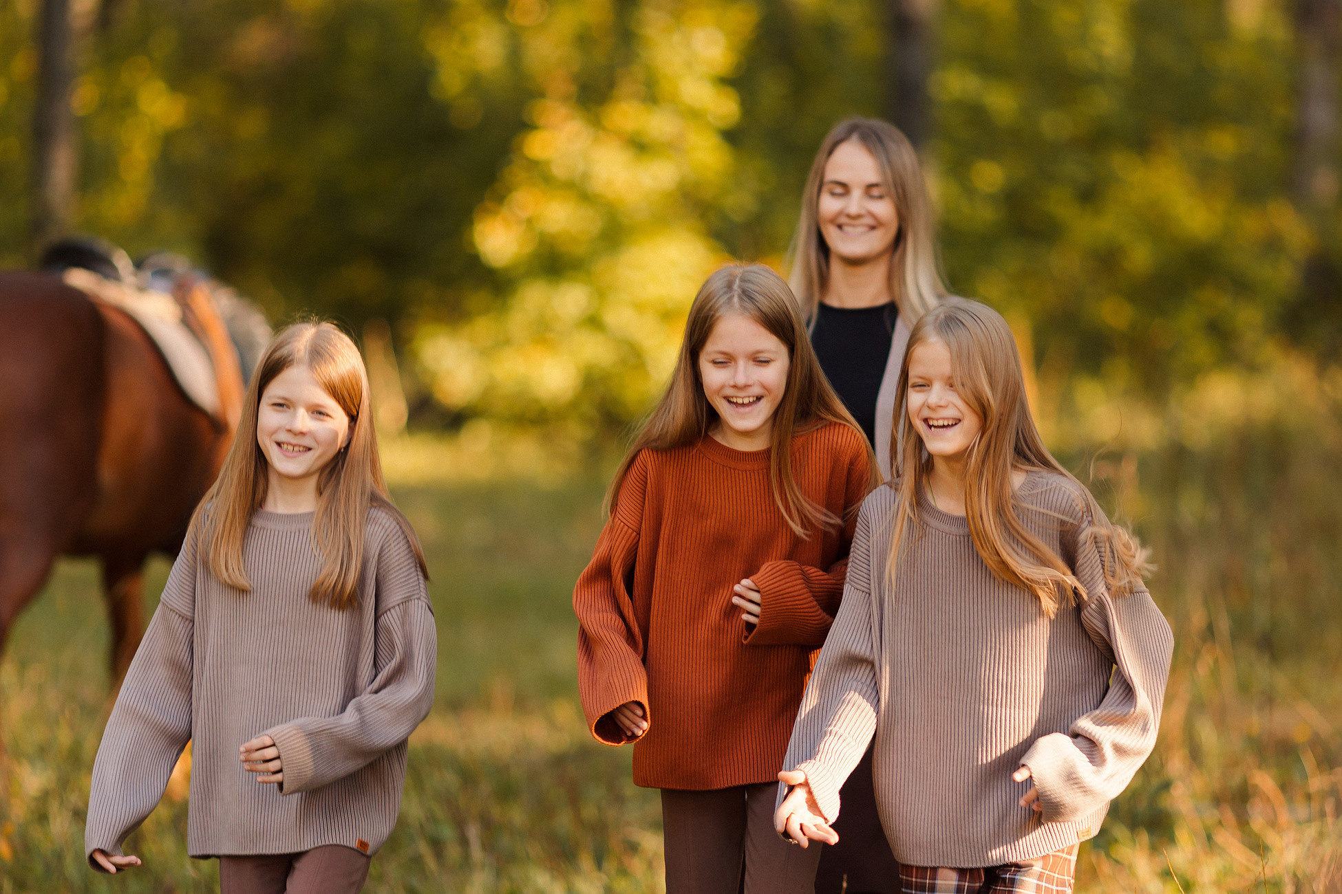 Осенний воркшоп часть 1. Семейный фотограф в Пензе Мария Левина