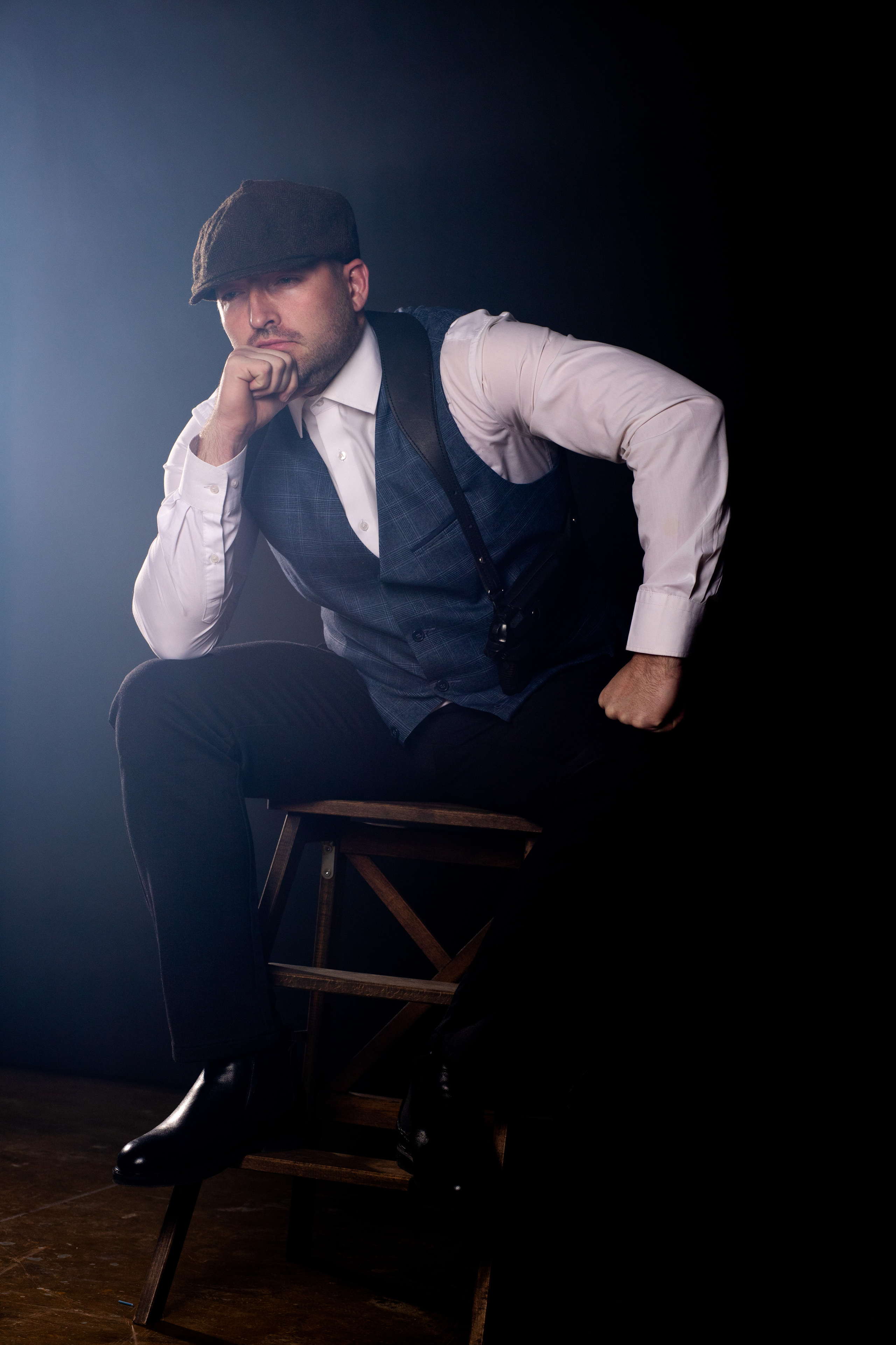 Сергей. Съёмка в стиле «Острые козырьки». Фотограф Владивосток