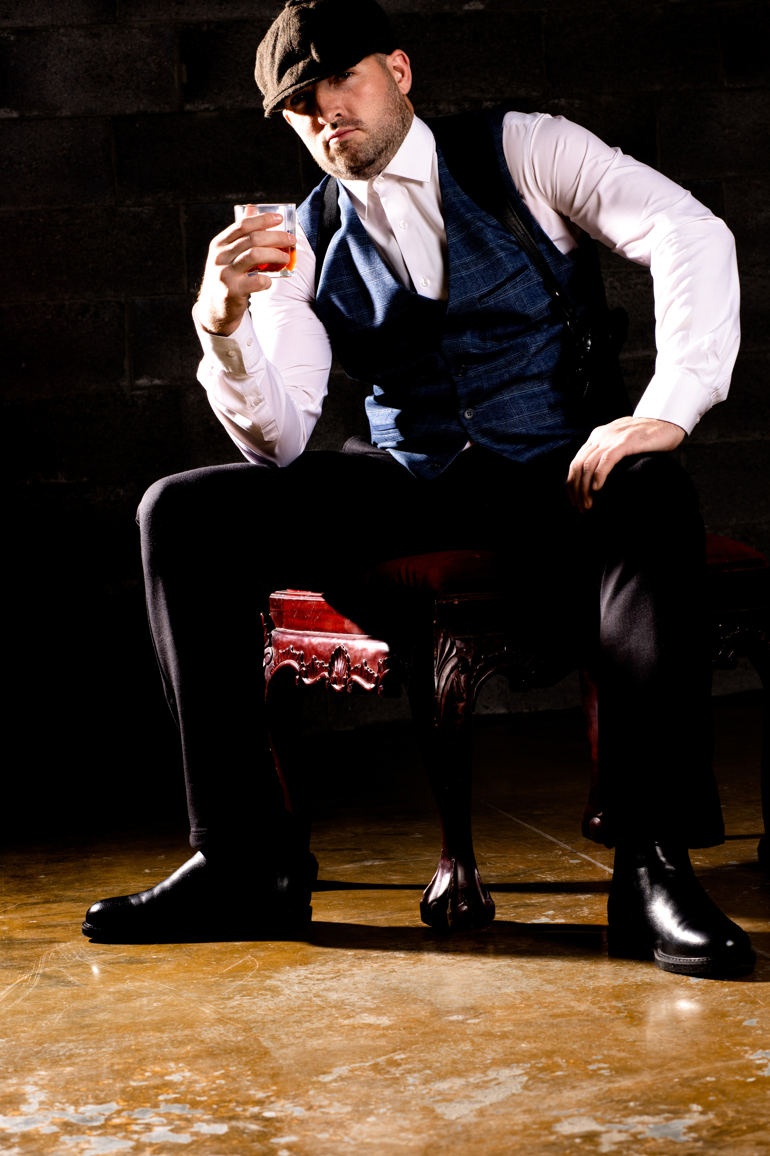 Сергей. Съёмка в стиле «Острые козырьки». Фотограф Владивосток