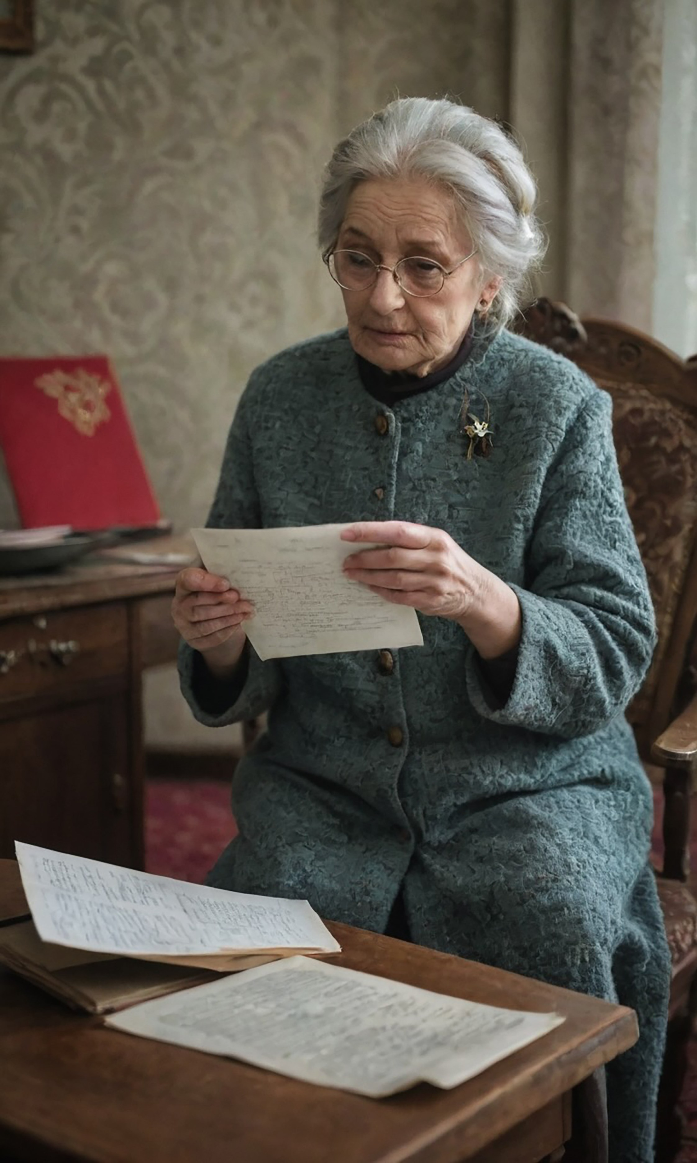 Babushka / Бабушка. Художник Катерина Копейкина / Artist Katerina Kopeikina