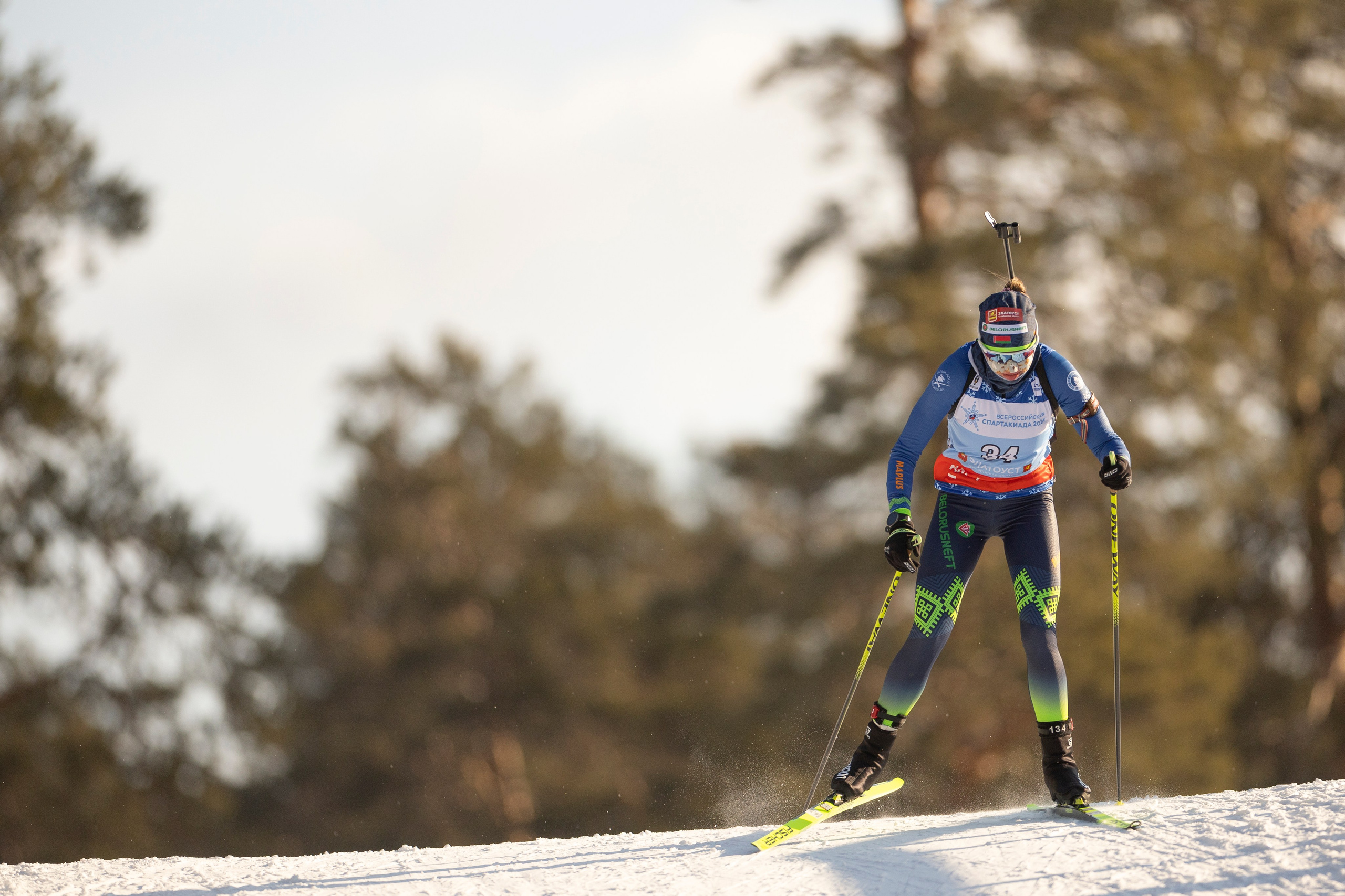 Всероссийская спартакиада по биатлону. Спринт. Женщины. Спортивный репортажный фотограф Казань Нафис Сиразетдинов