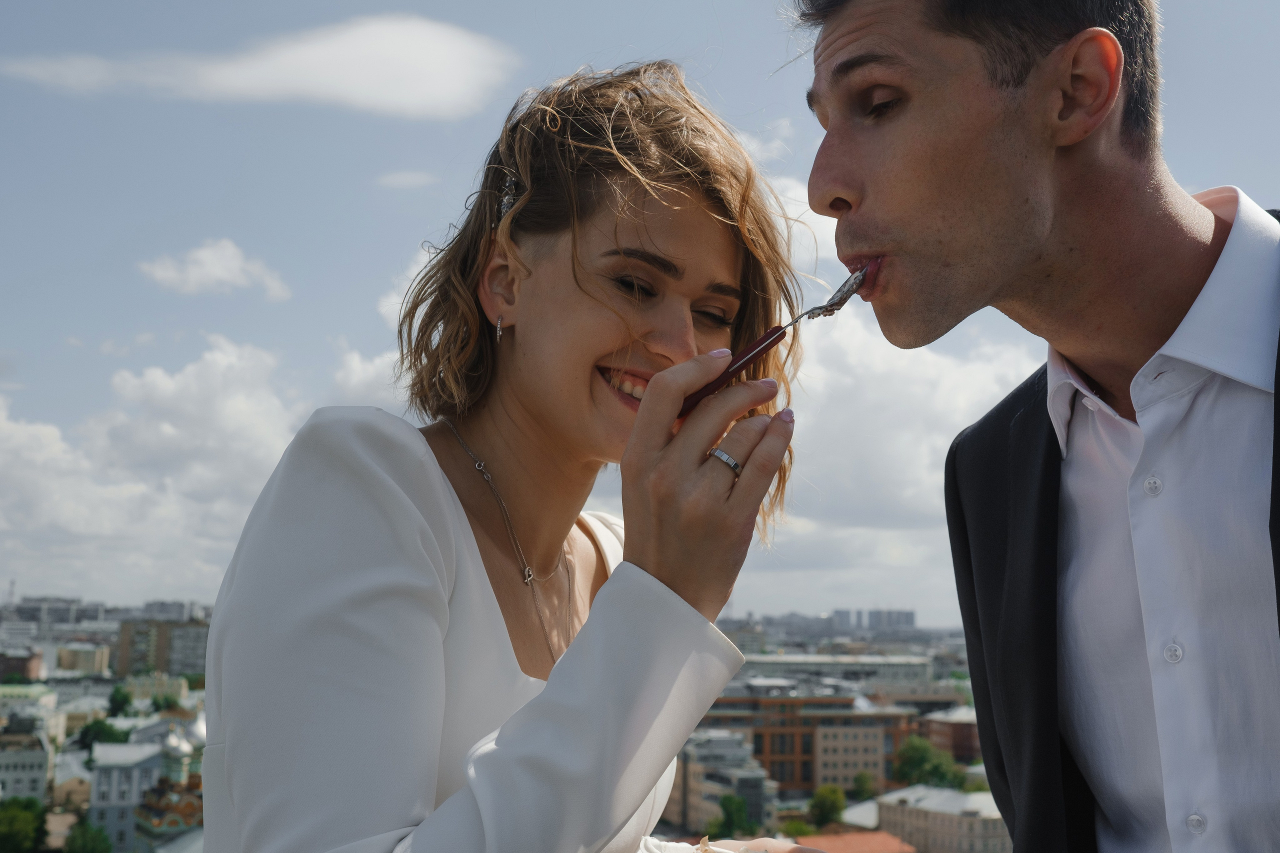 Стас и Юля Любовь на крыше. Свадебный и семейный фотограф Ксения Ржевская (Митрохина)