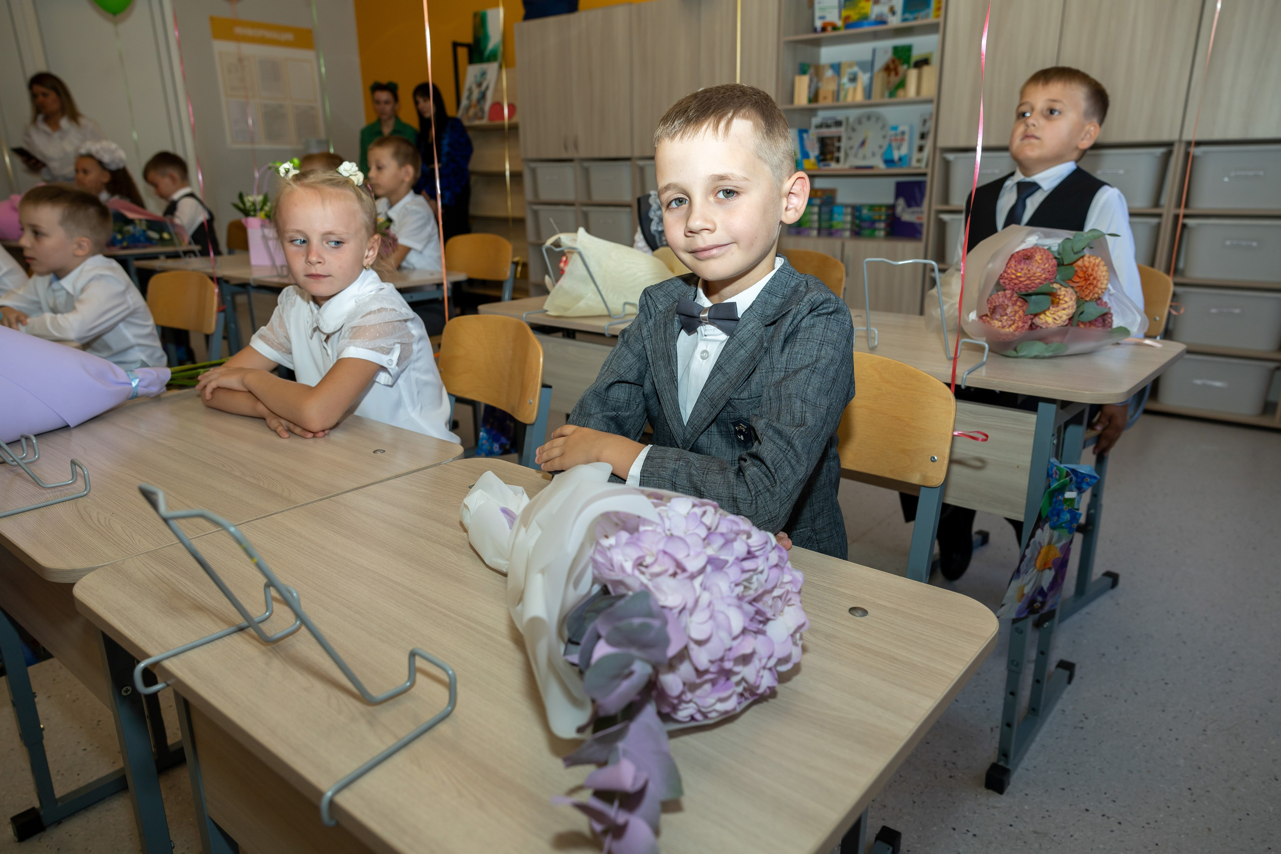 Первый раз в первый класс (репортажная съемка). Фотограф в Серпухове Наталья Руденко