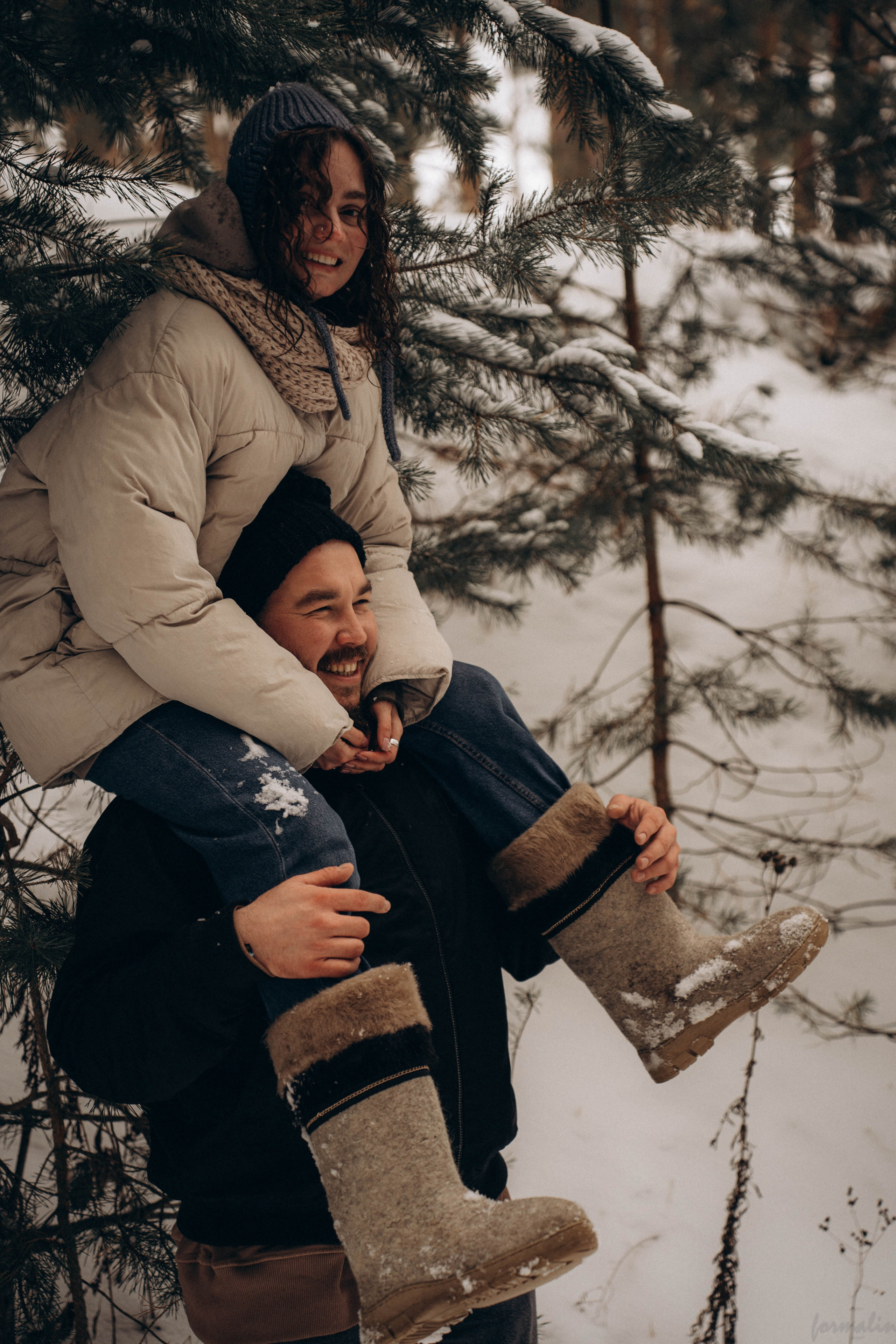 Романтичный снегопад. Алиса Никитцова | Фотограф в Казани