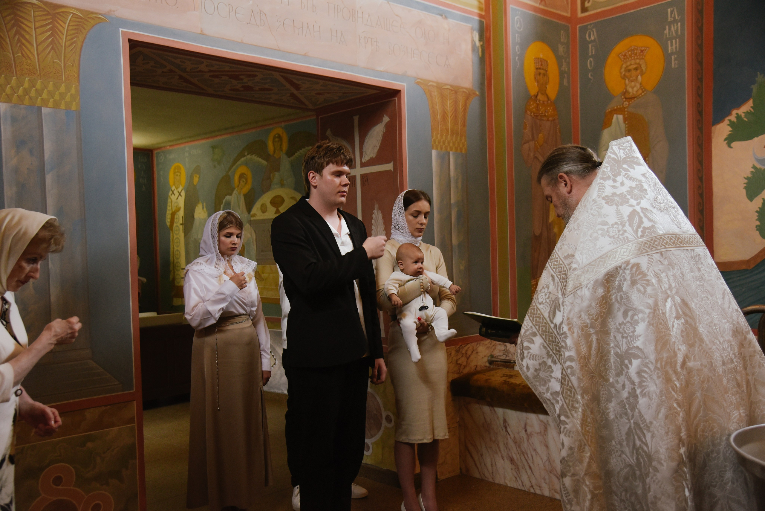 Крещение Вадима. Фотограф Лола Волна, город Москва