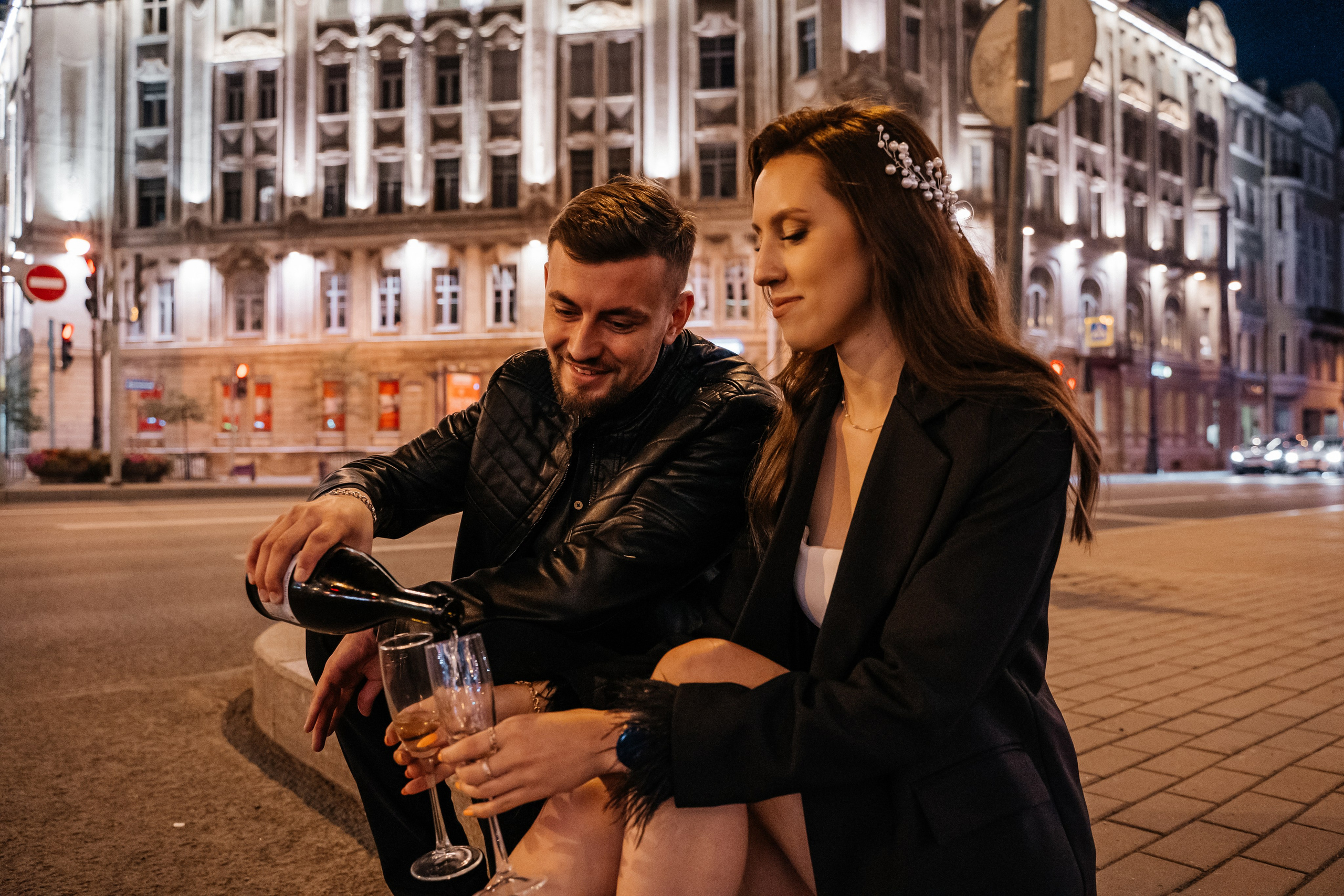 Love story «Night Petersburg». Свадебные фотограф и видеограф Наталья и Анатолий Новиковы СПб