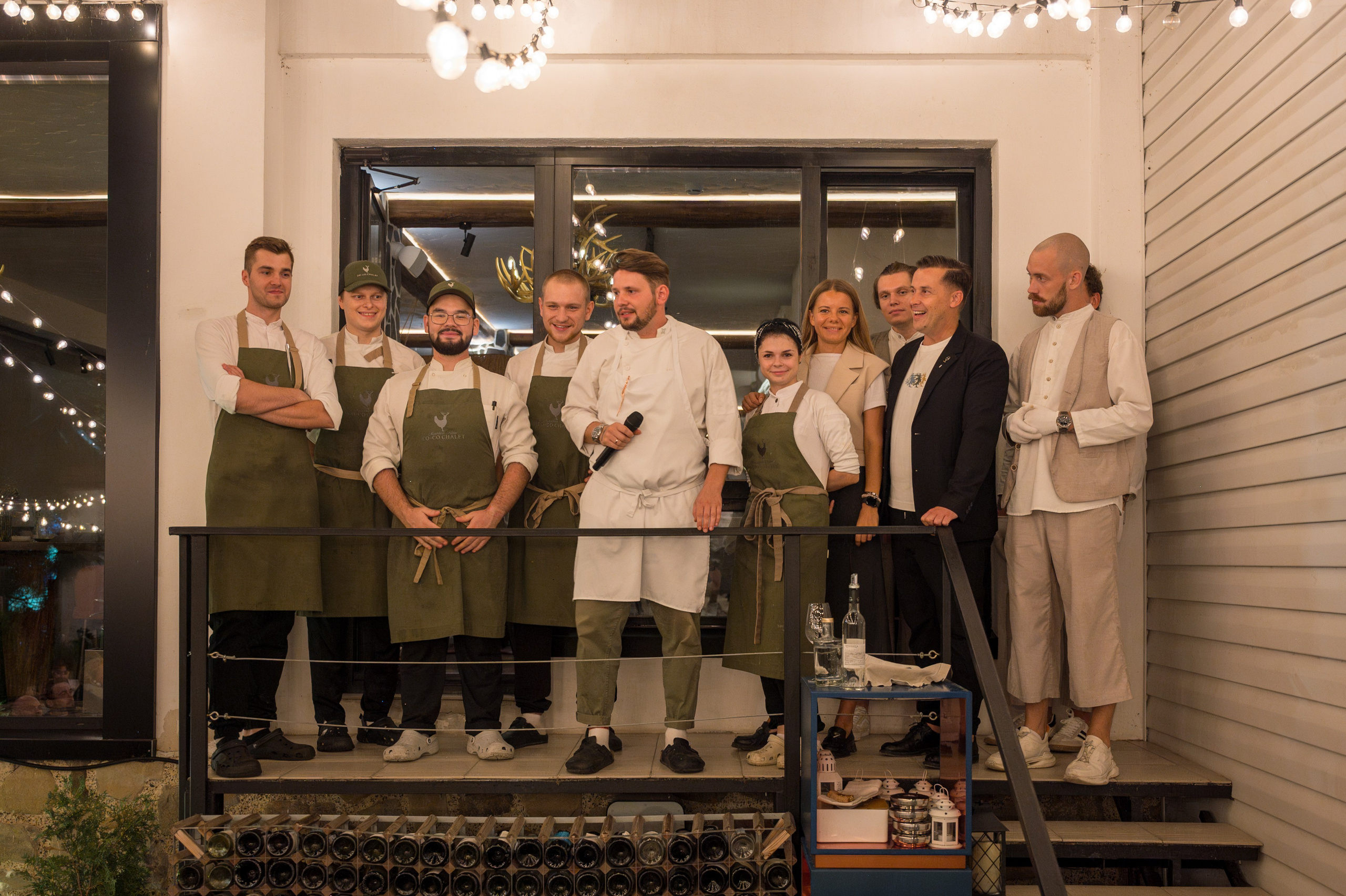 Гастрономический ужин в ресторане Co-Co Chalet. Репортажный фотограф в Красной Поляне и Сочи Павлюченко Екатерина