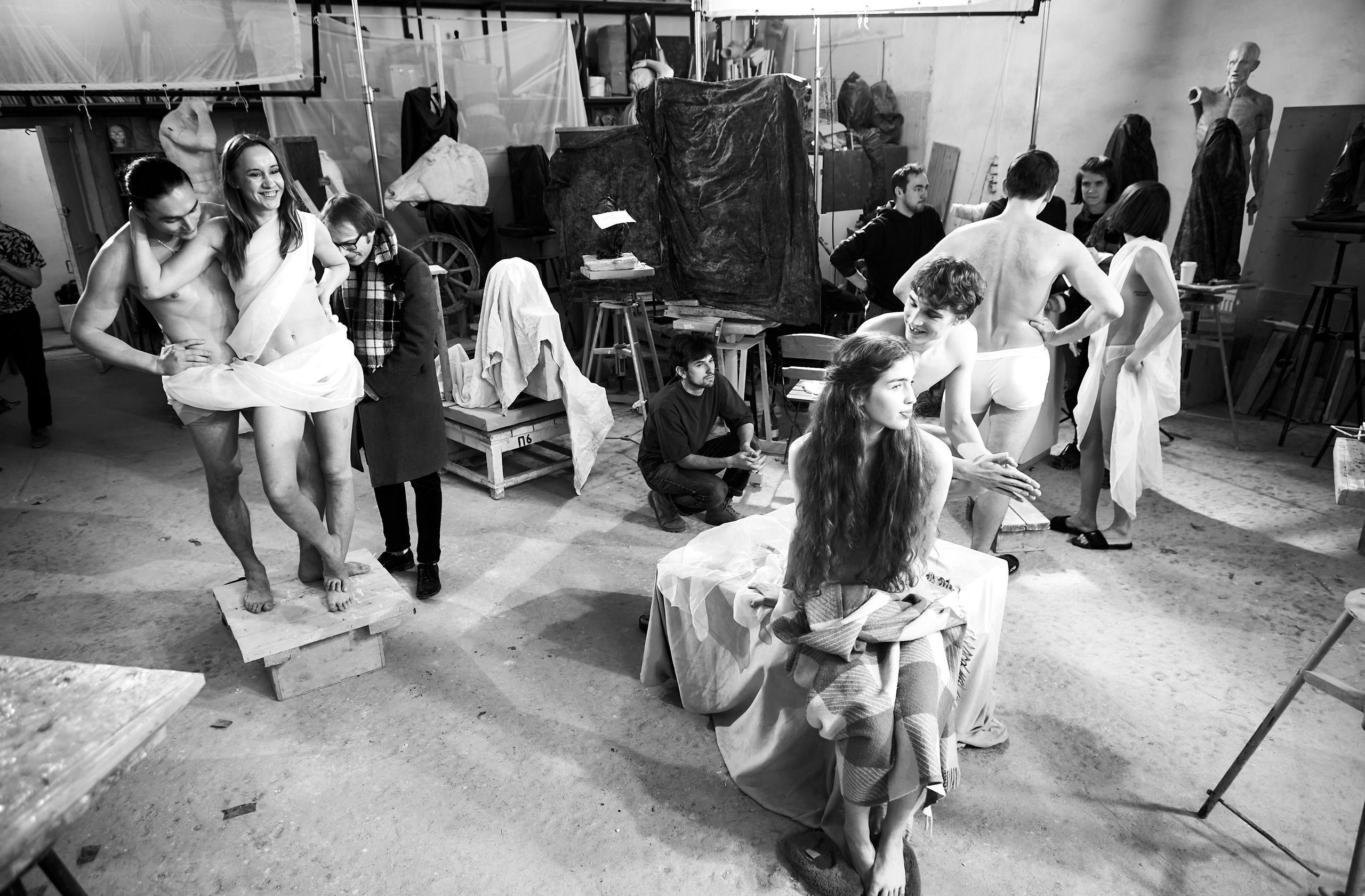 Backstage. Visual artist Konstantin KoT