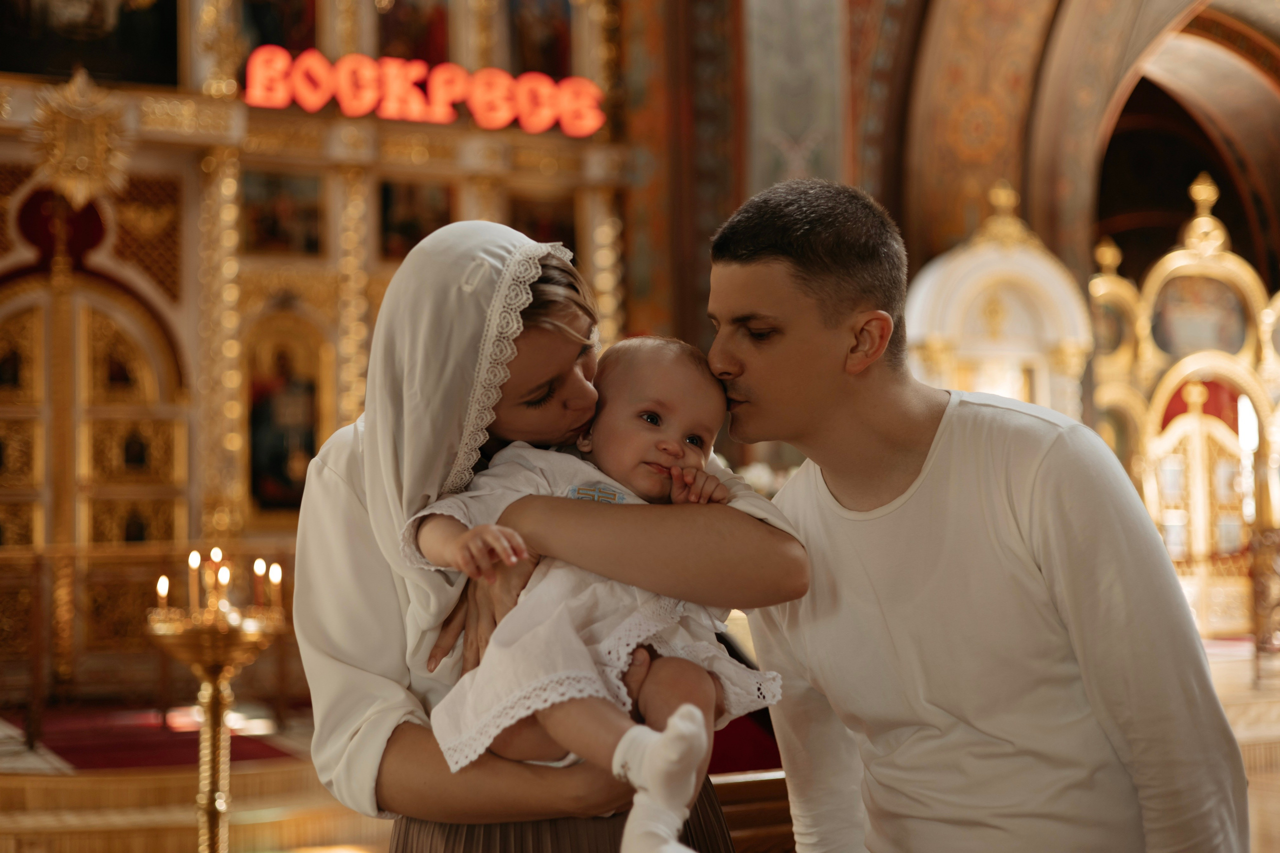 Двойное крещение. Самый теплый фотограф в Краснодаре Рябоконь Ксения