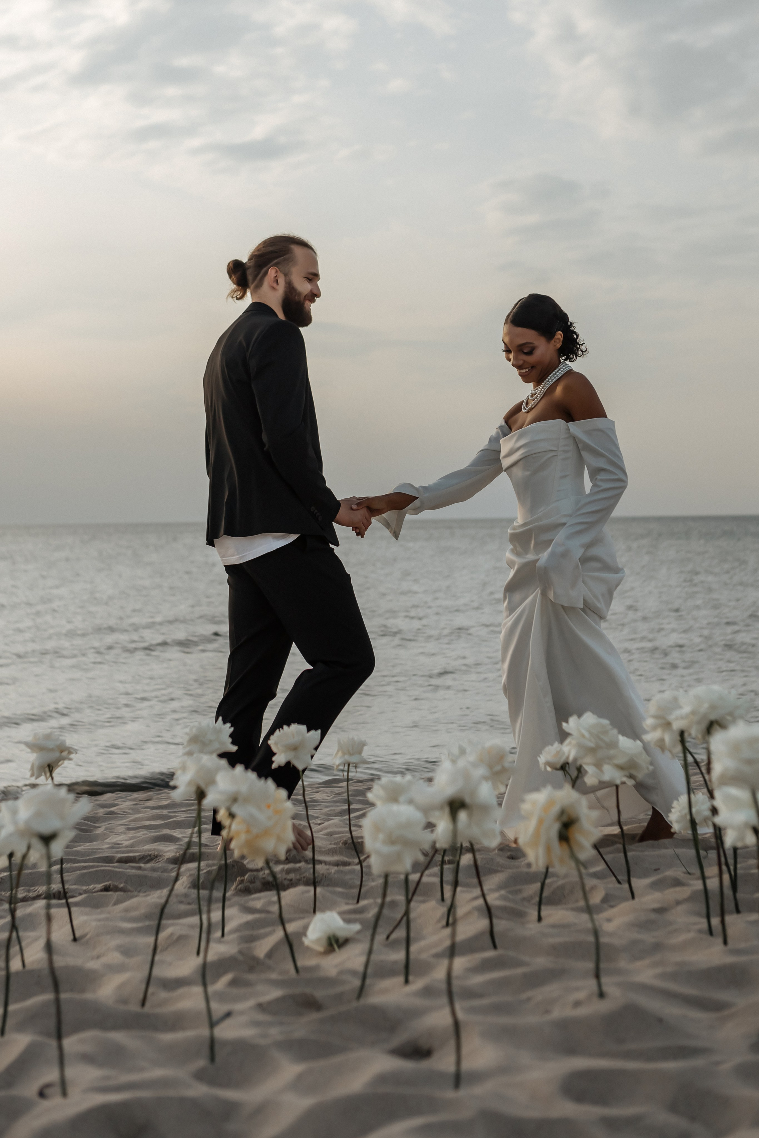 Свадьба на берегу Балтийского моря. Свадебный фотограф  Калининград | Москва|