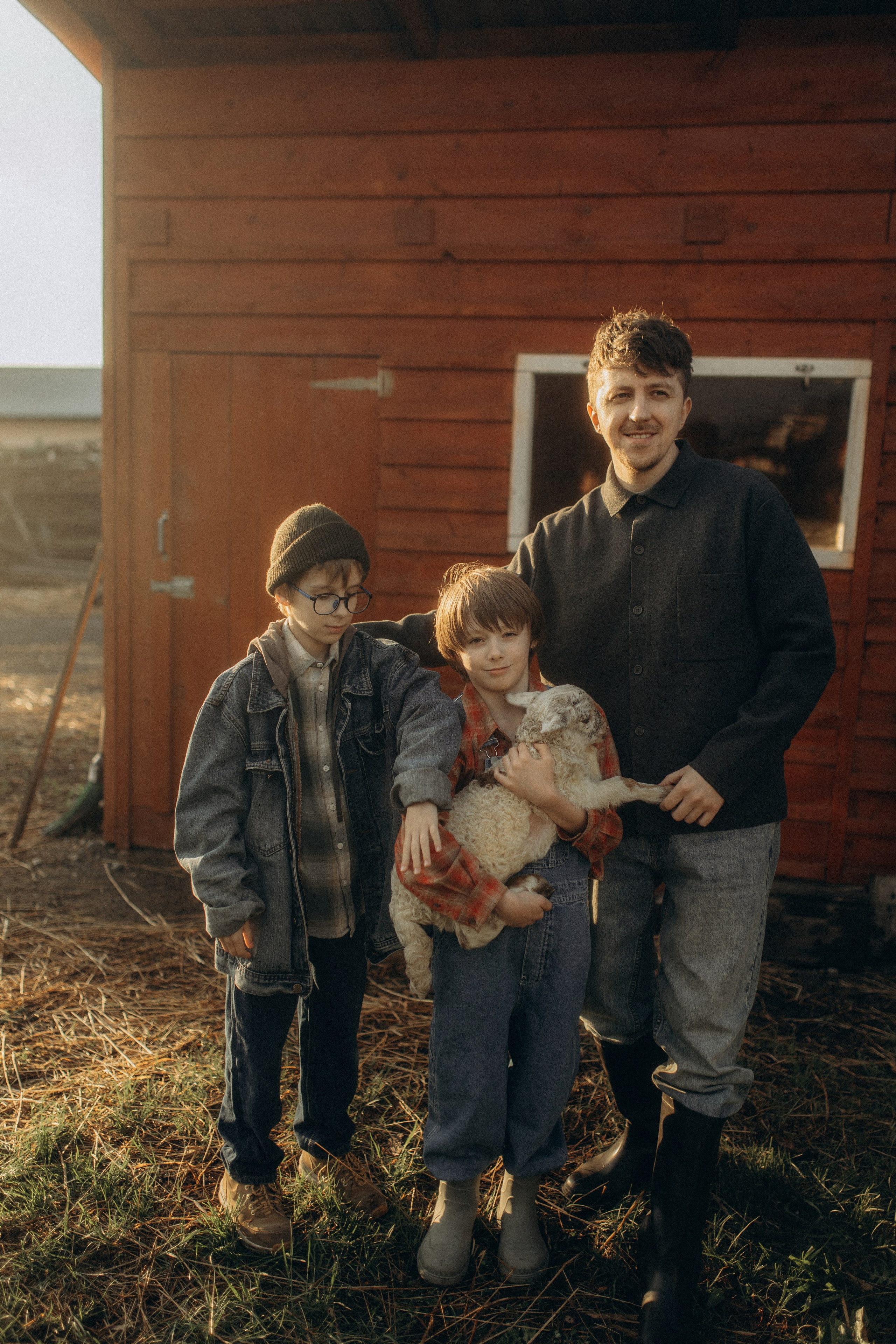 Семейная фотосессия на ферме. Семейный и свадебный фотограф в Новосибирске/Бийске Екатерина Логинова