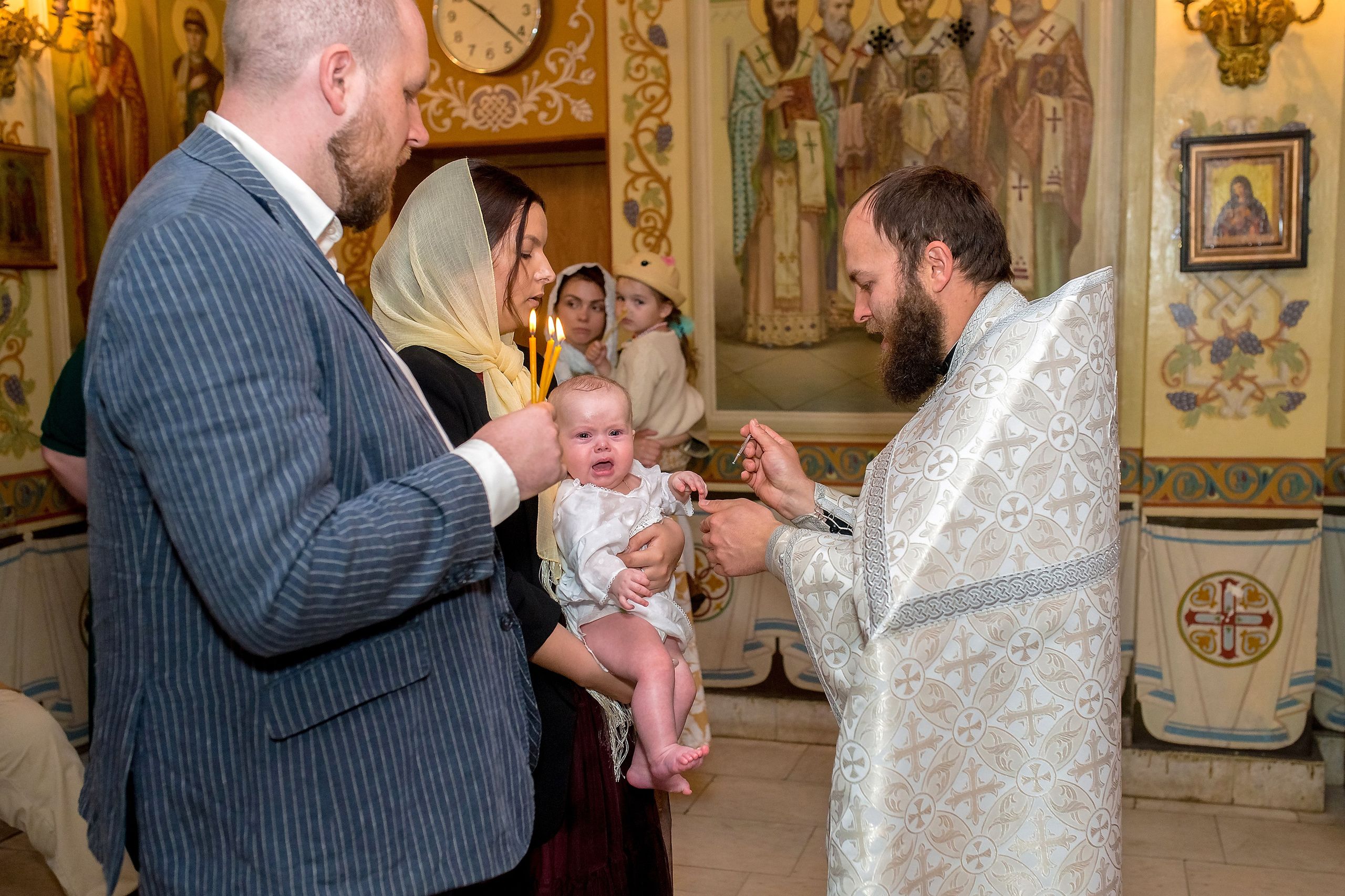 Крещение в Тропарёво. Фотограф Владимир Артамонов