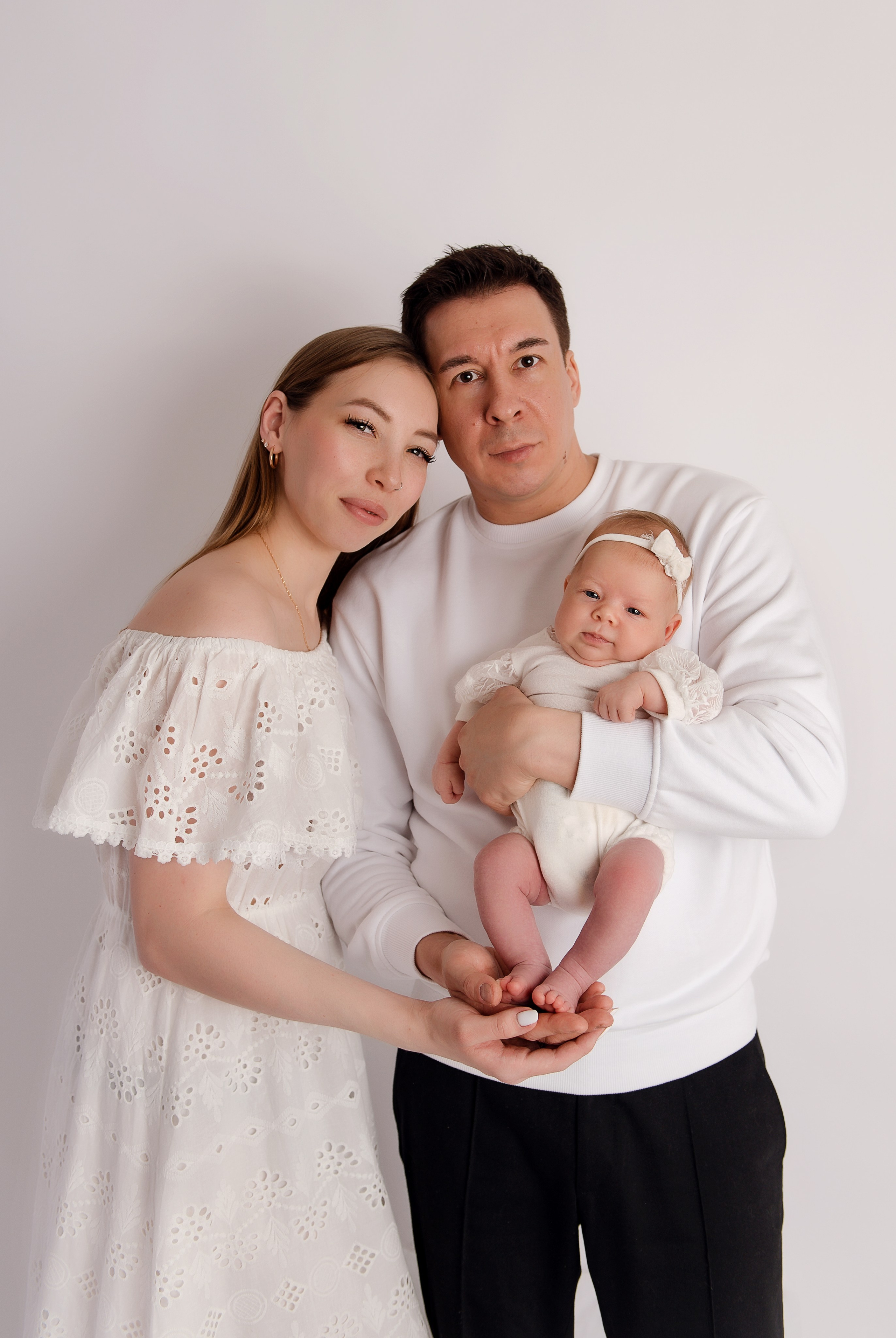 Малышке 1,5 месяца. Детский фотограф в Долгопрудном и Москве