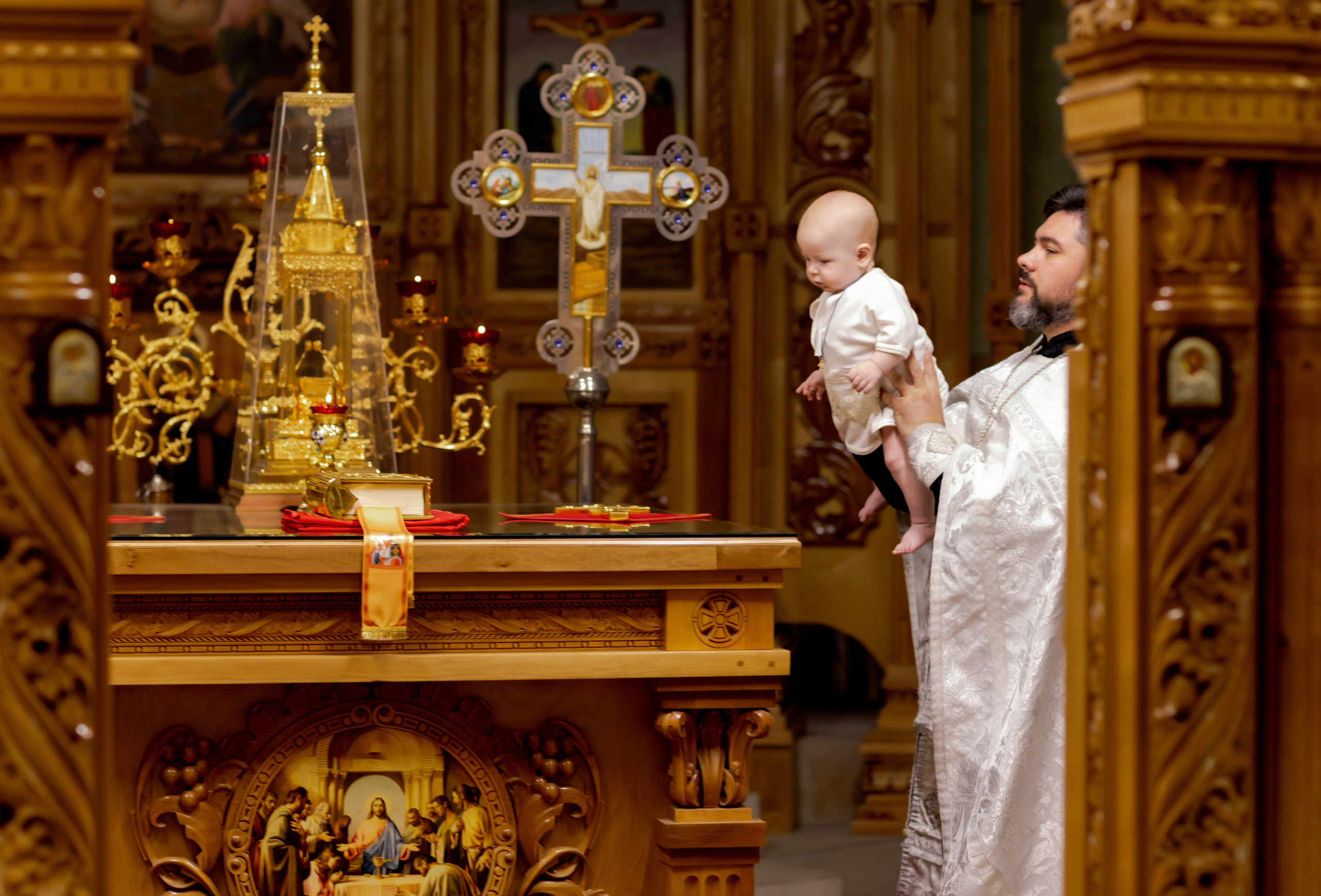 Таинство Крещения Мирона. Свадебный и Семейный Фотограф в Краснодаре