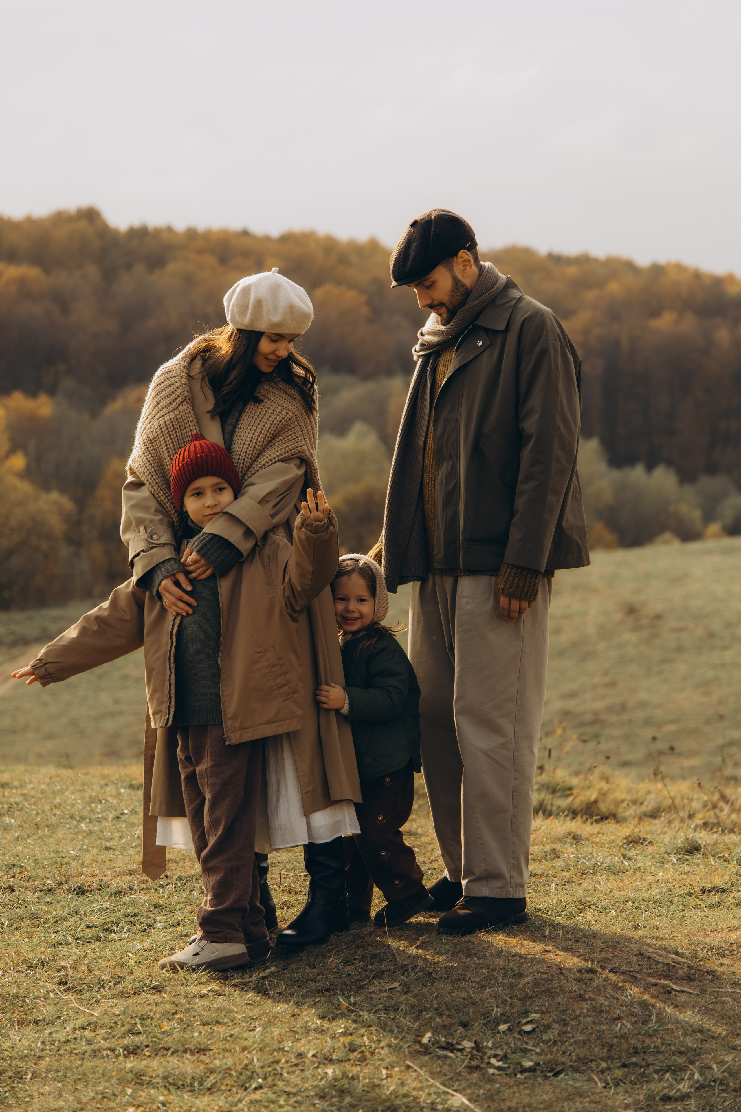 Теплая осенняя история. Семейный фотограф в Москве Лоншакова Кристина