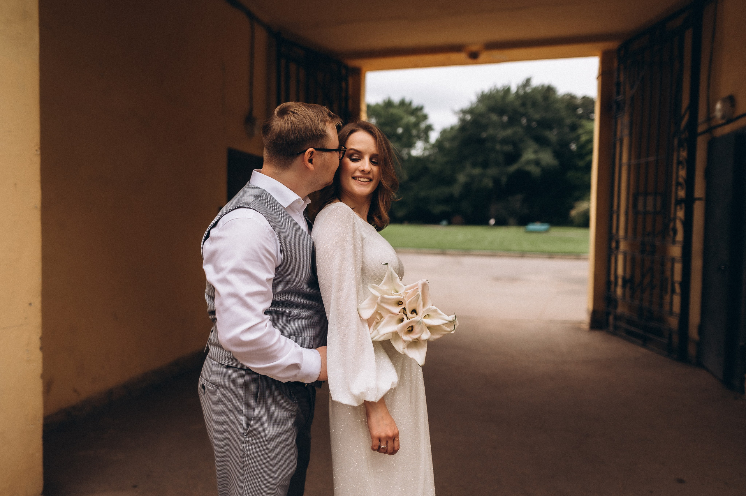 Загс+Оранжерея (камерная свадьба). Фотограф ПИТЕР СПБ Надежда Баранова