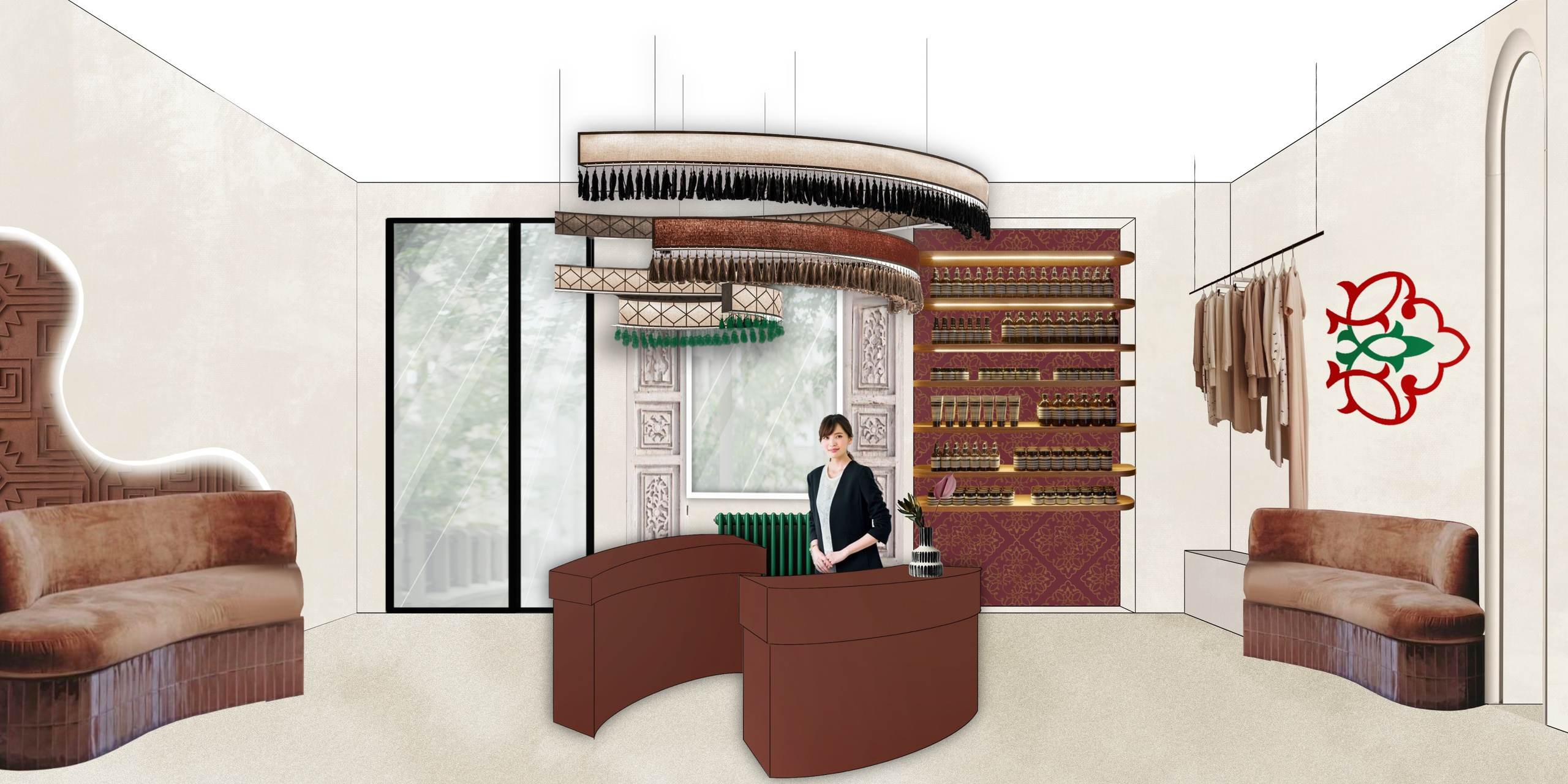 Спа (дизайнеры Ирма Чигарова и Лидия Ефремова). Дизайн интерьеров по всему миру