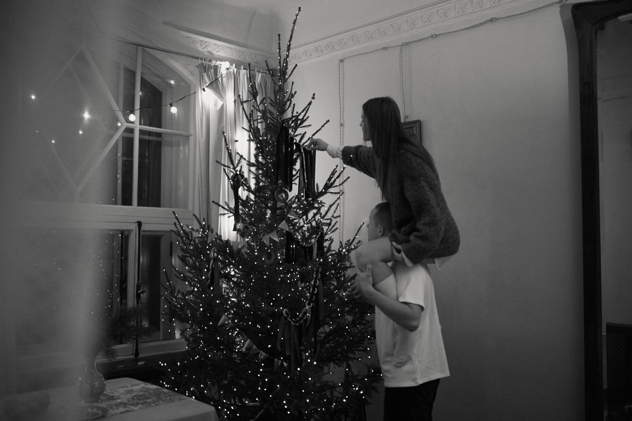 Подарок на годовщину — новогодняя съемка. Фотограф СПБ Засорина Юлия