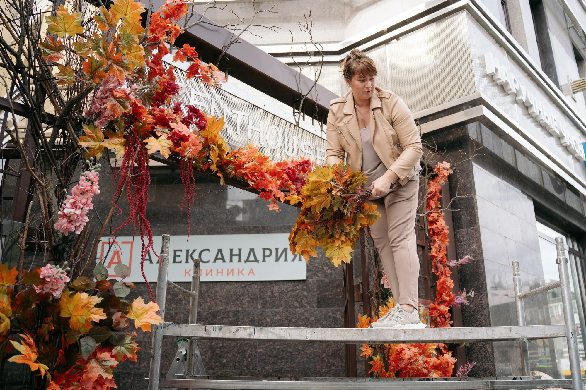 Декорирование кафе Penthouse