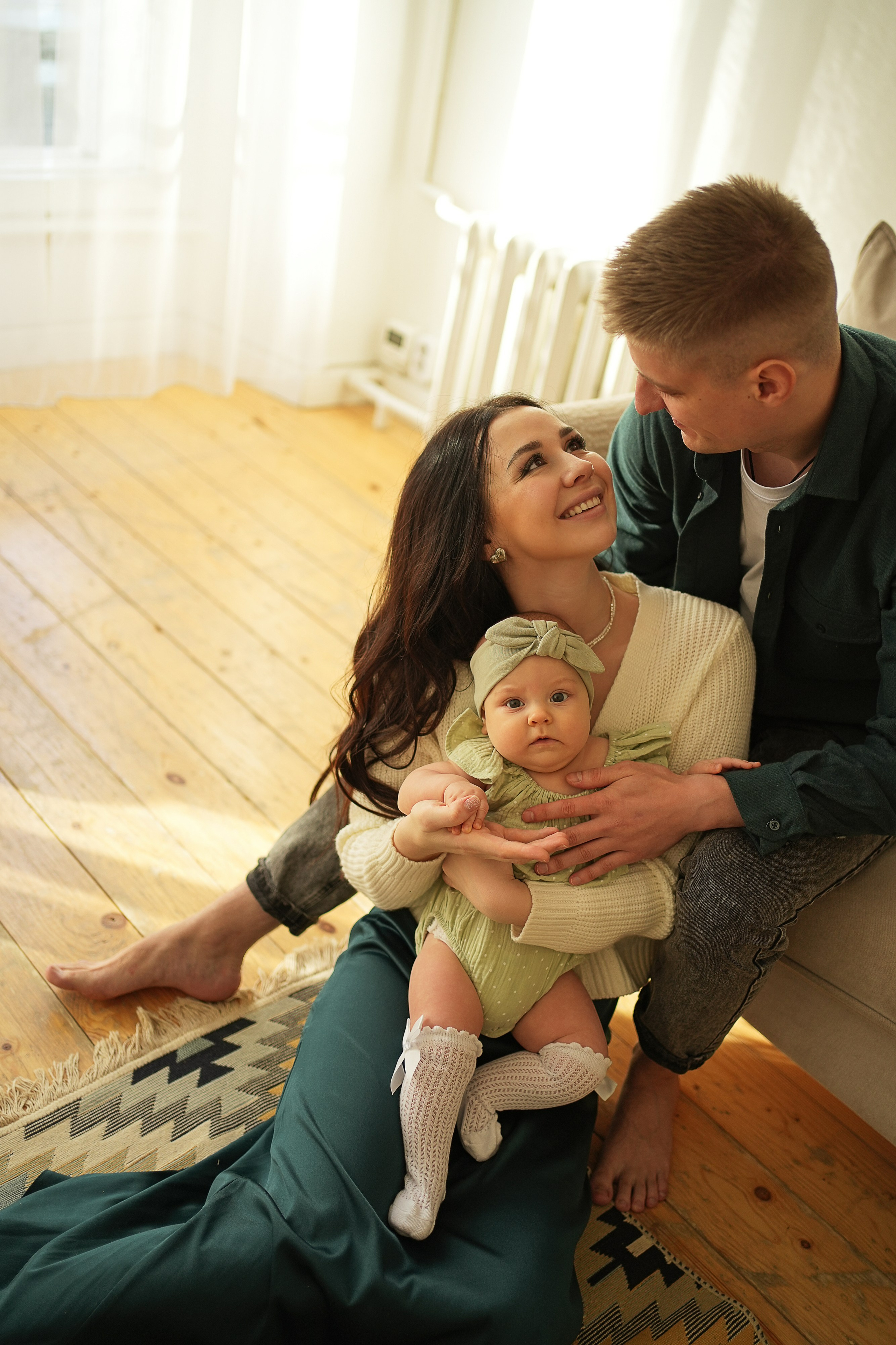Таня, Юра и Полиночка. Семейный фотограф в Санкт-Петербурге Саша Кактус