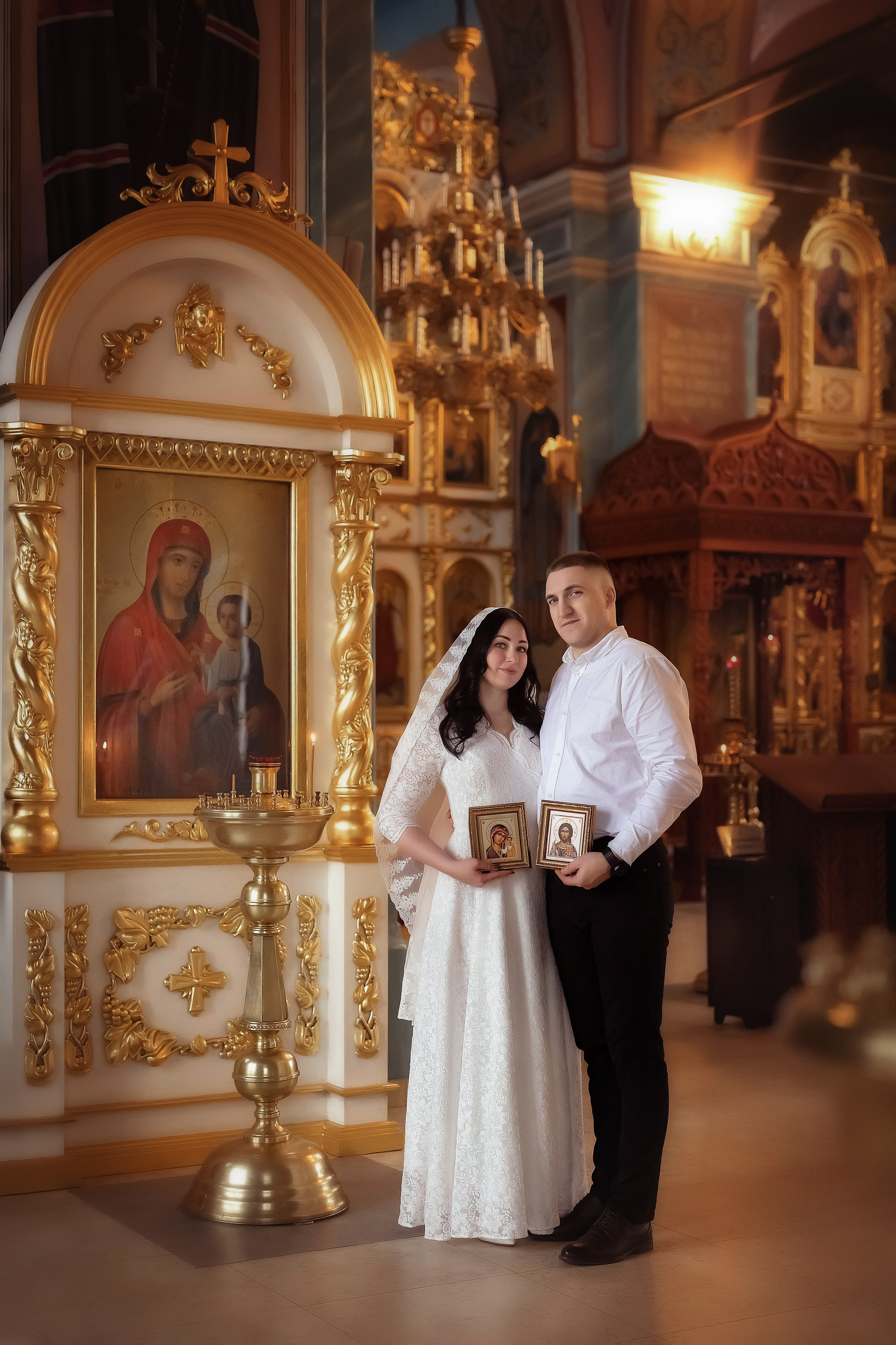 Анжелика и Геннадий Казанский храм. Фотограф на крещение и венчание