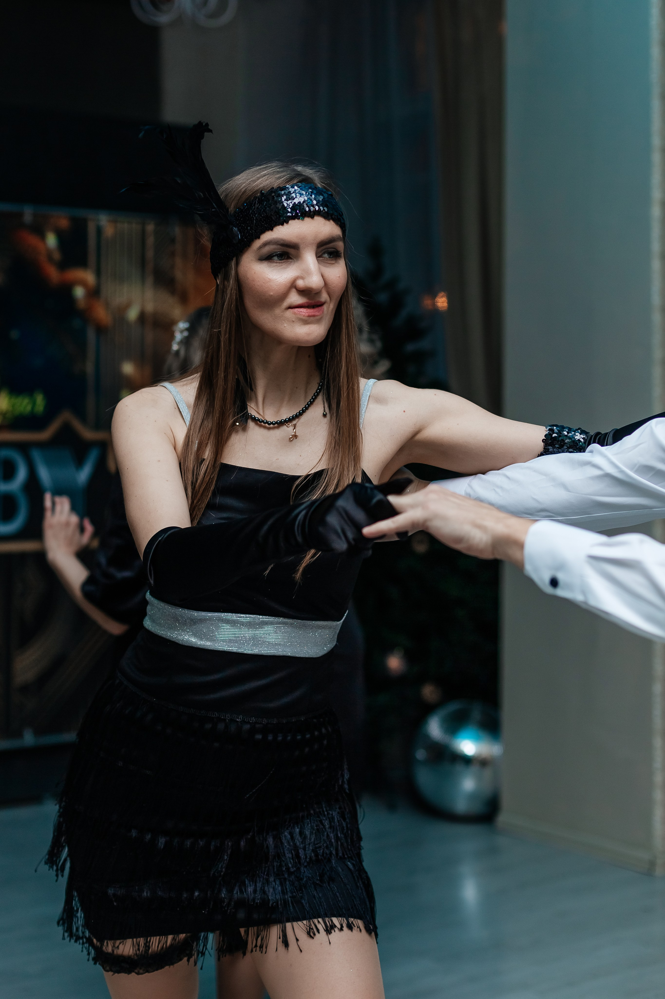 Новогодняя танцевальная хастл-вечеринка в стиле Гетсби. Фотограф Краснодар Марго Хелбен