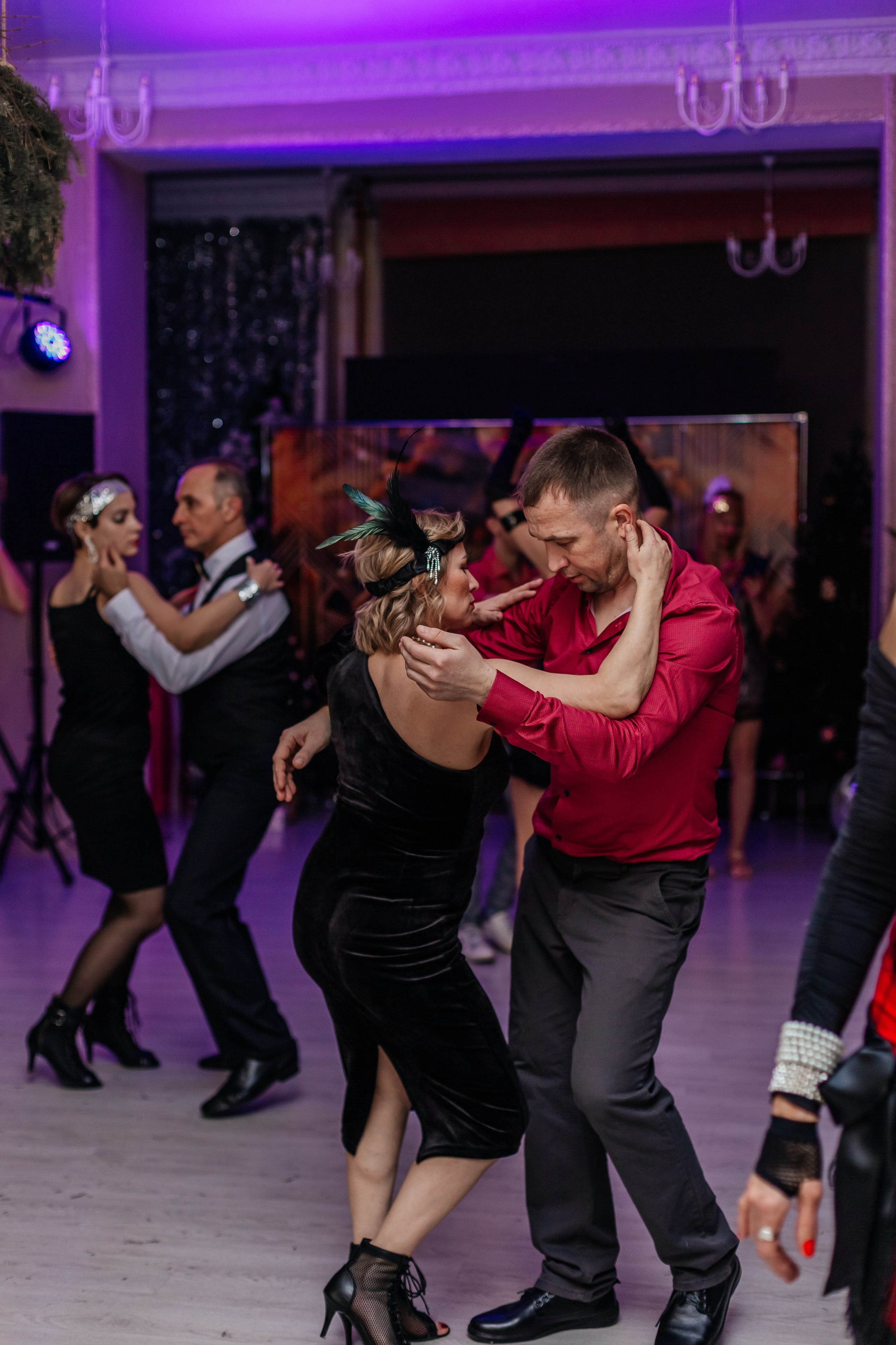 Новогодняя танцевальная хастл-вечеринка в стиле Гетсби. Фотограф Краснодар Марго Хелбен