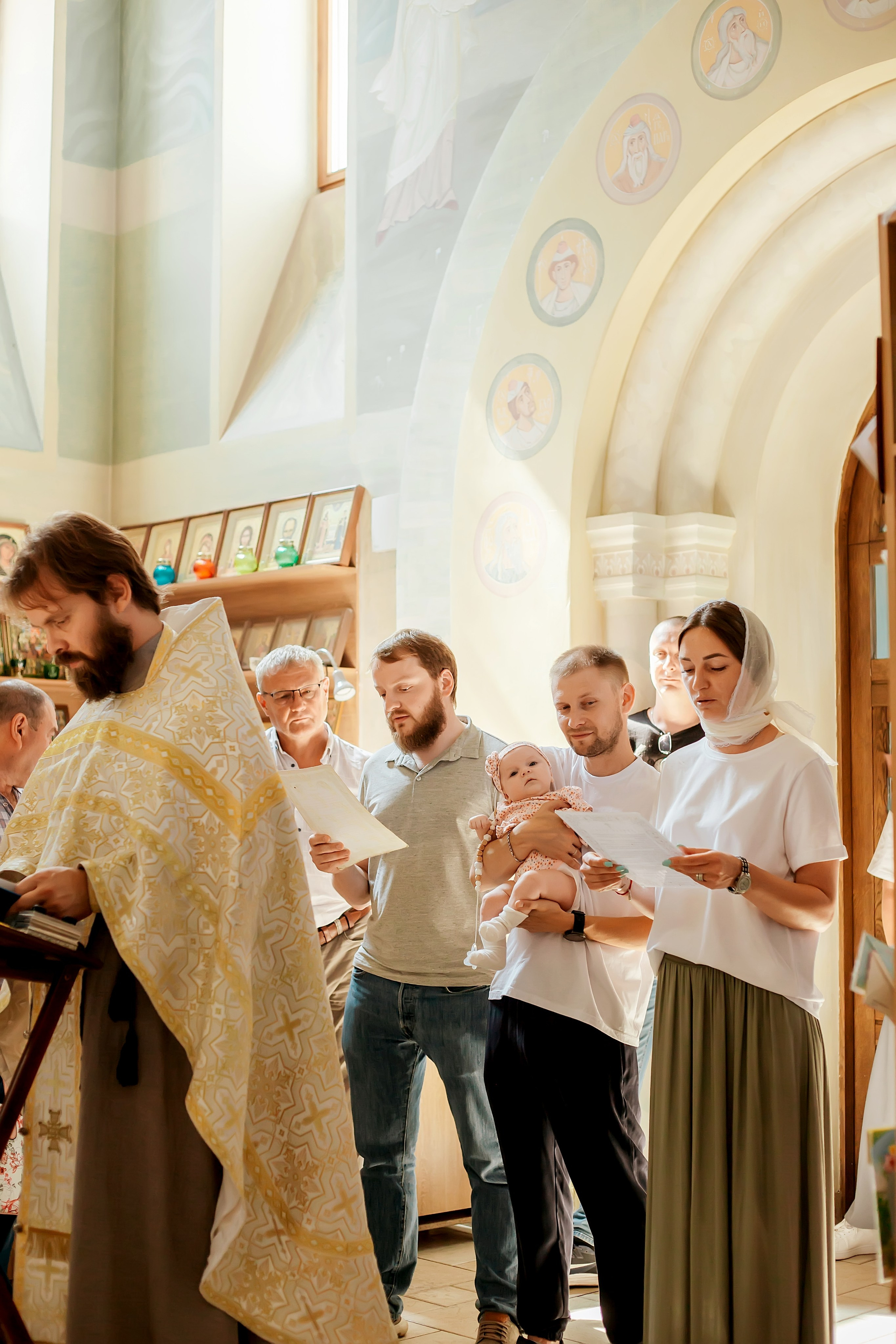 Крещение Валерии. Школьный и детский фотограф Старожилово