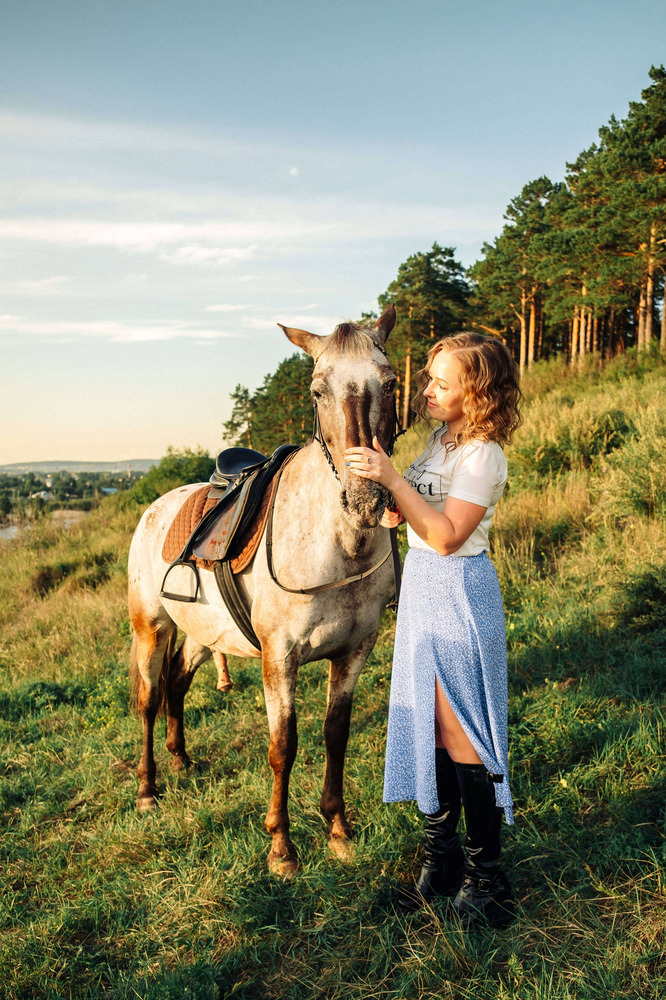 Фотопрогулка с лошадью. Фотограф в Иркутске Анна Мирошникова