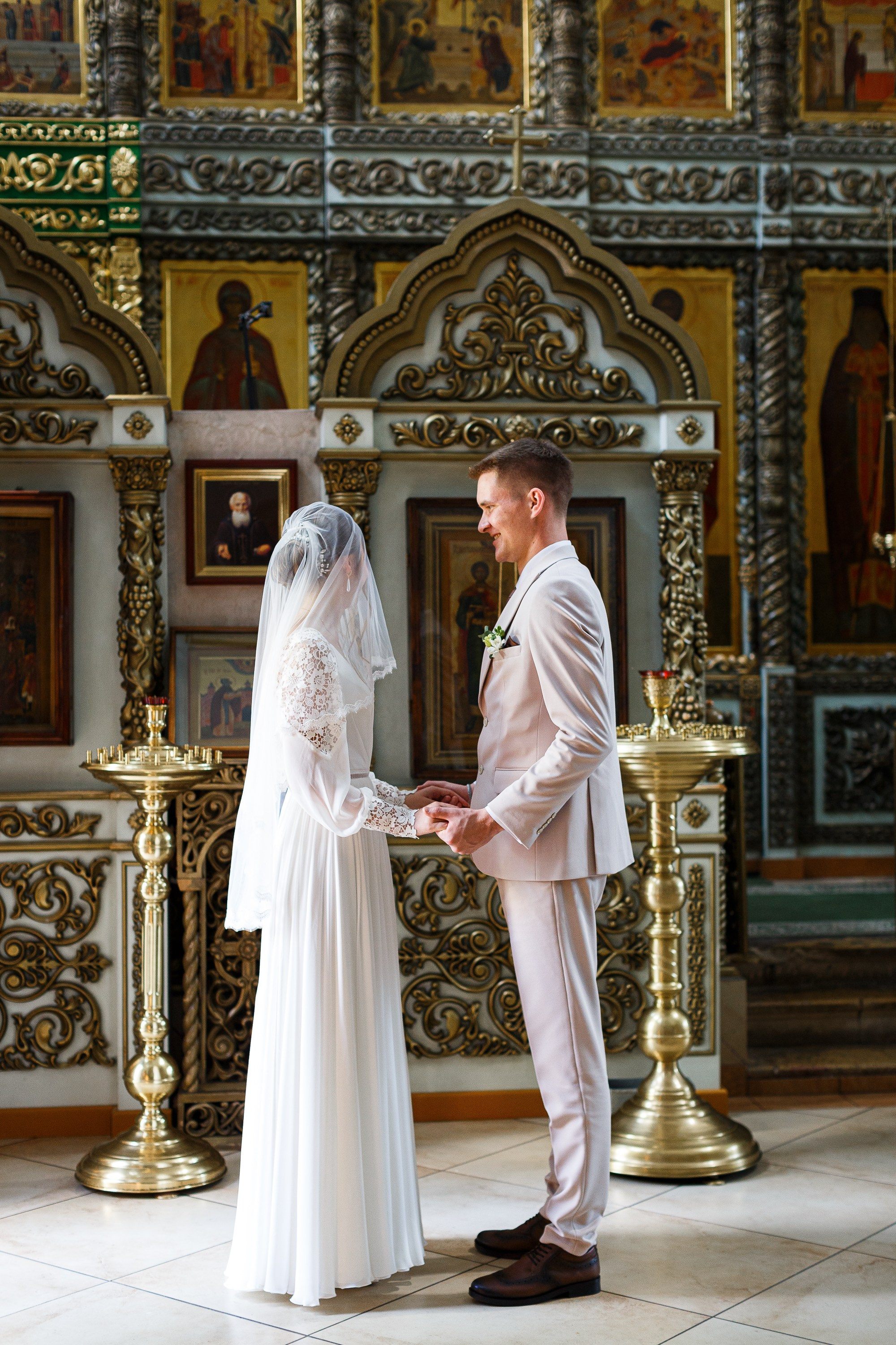 Венчание в храме Живоначальной Троицы на Шаболовке