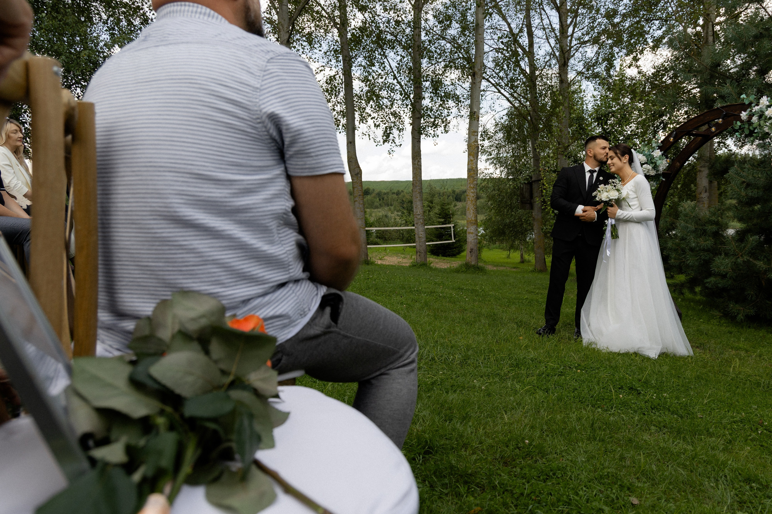 Свадебная фотосессия в агроусадьбе Лабодянка в Минске. Свадебный фотограф в Минске/Беларуси Сергей Спиридонов