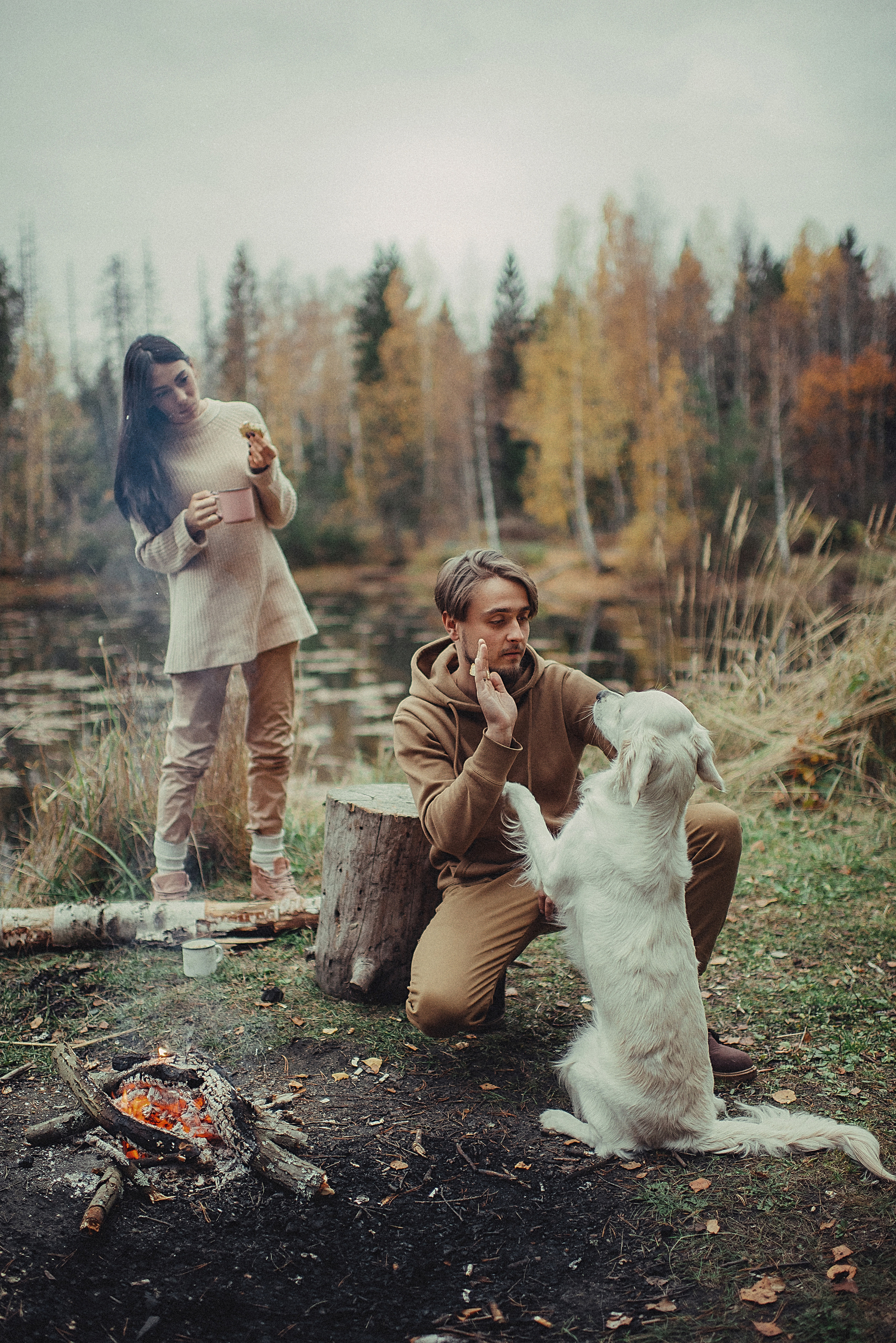 МАРГО, САША и ШАНТИ. ОСЕНЬ. Свадебный и семейный фотограф РИТА БОЧКАРЁВА