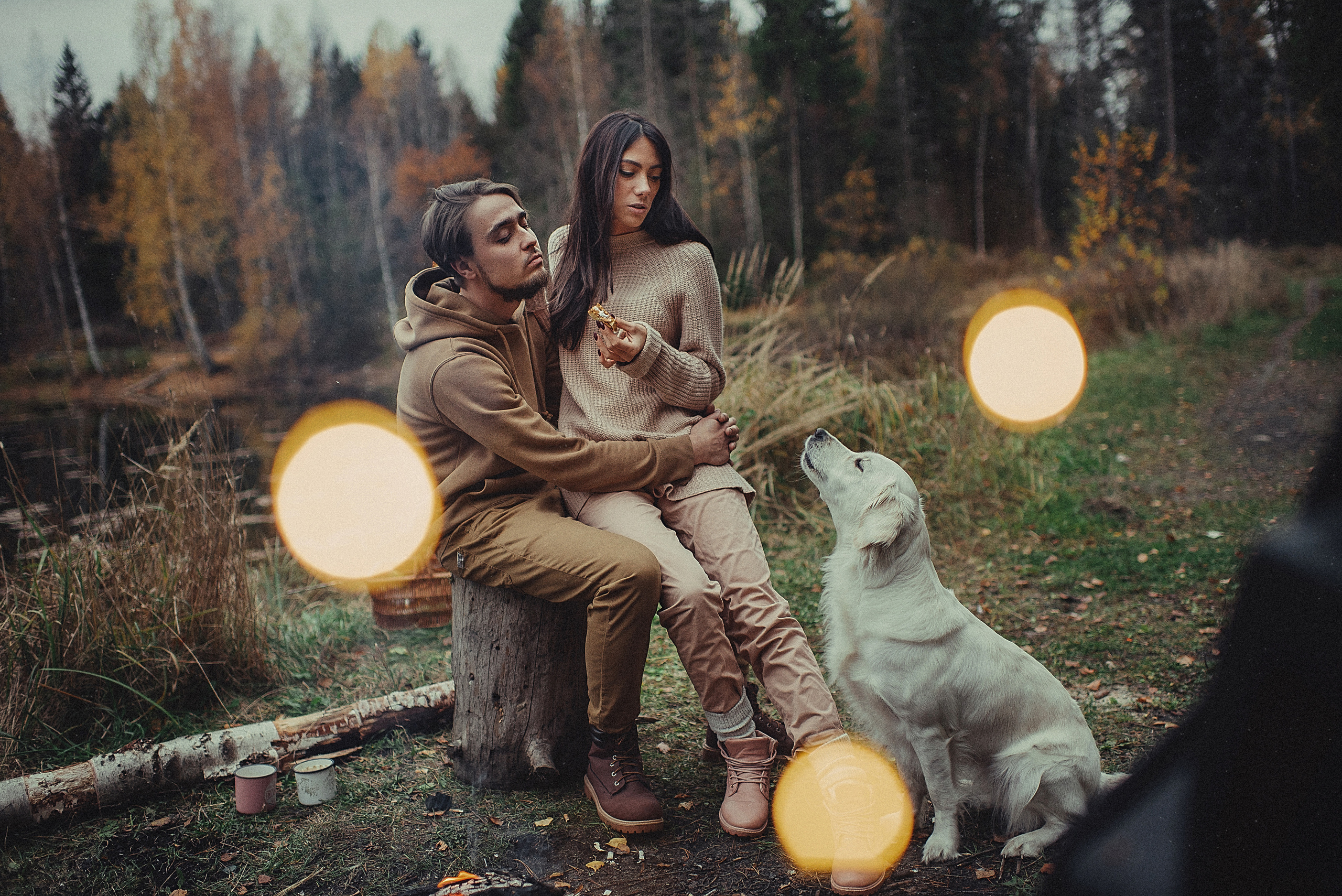 МАРГО, САША и ШАНТИ. ОСЕНЬ. Свадебный и семейный фотограф РИТА БОЧКАРЁВА