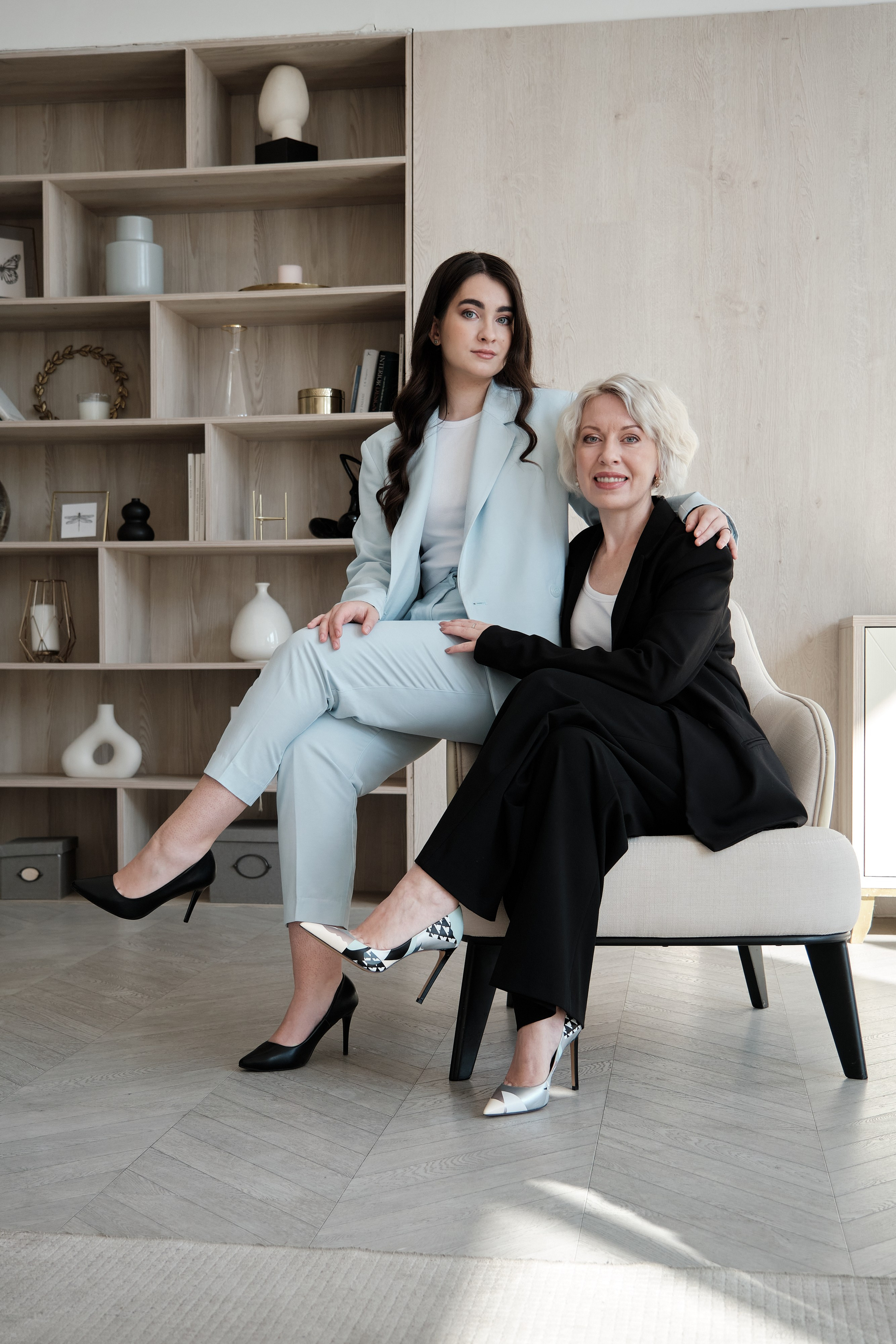 Семейная фотосессия мамы и дочки 3. Портретный фотограф на новый год в Москве Виктория Колышева