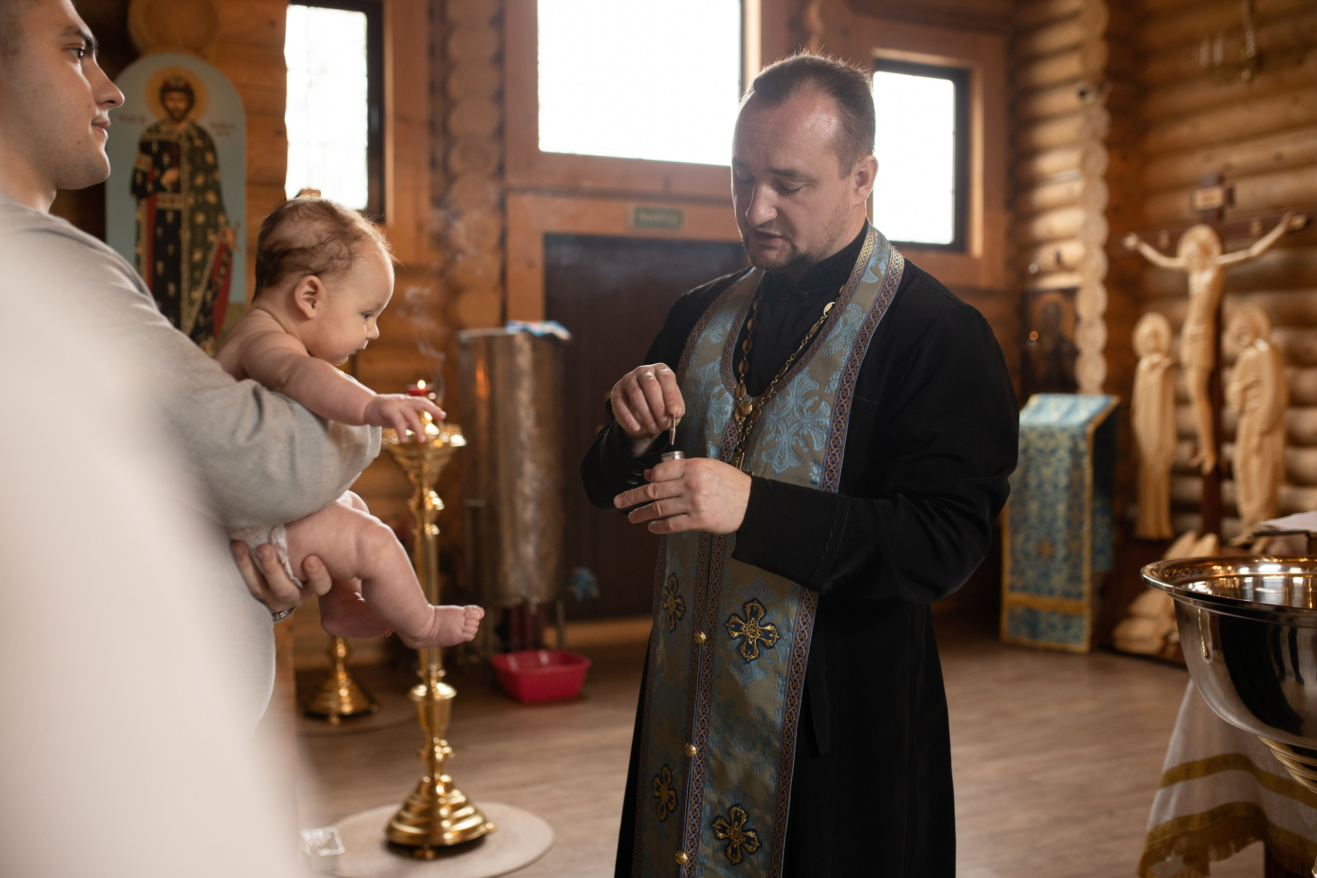 Таинство крещения Марка. Фотограф в Железнодорожном и Балашихе