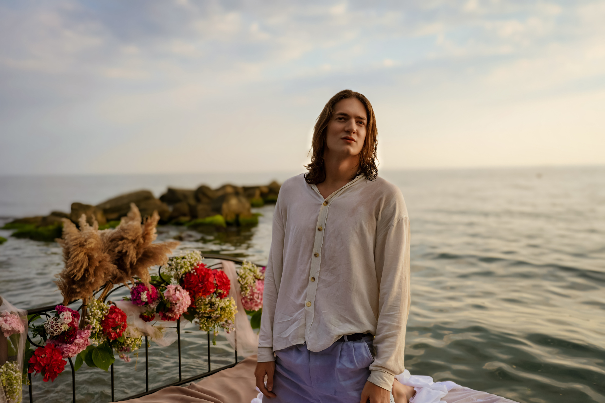 Love Story фотосессия мужчина закат на берегу моря в Сочи топ фотограф Dmitrypalma pinterest