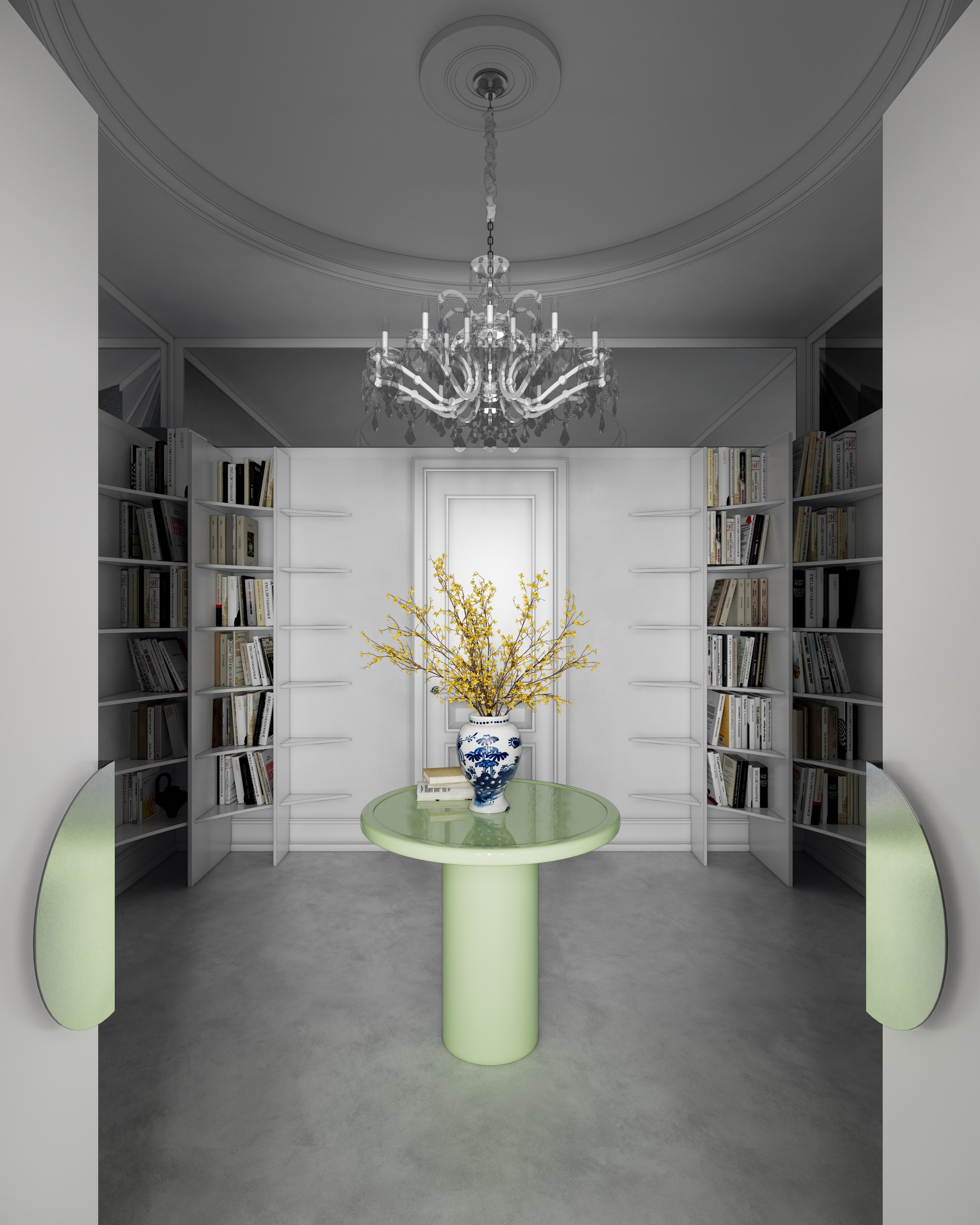 Квартира для деятелей искусств в Санкт-Петербурге, 2023 год, 98 м.кв. BYPRITCHINA | студия дизайна интерьера г. Москва