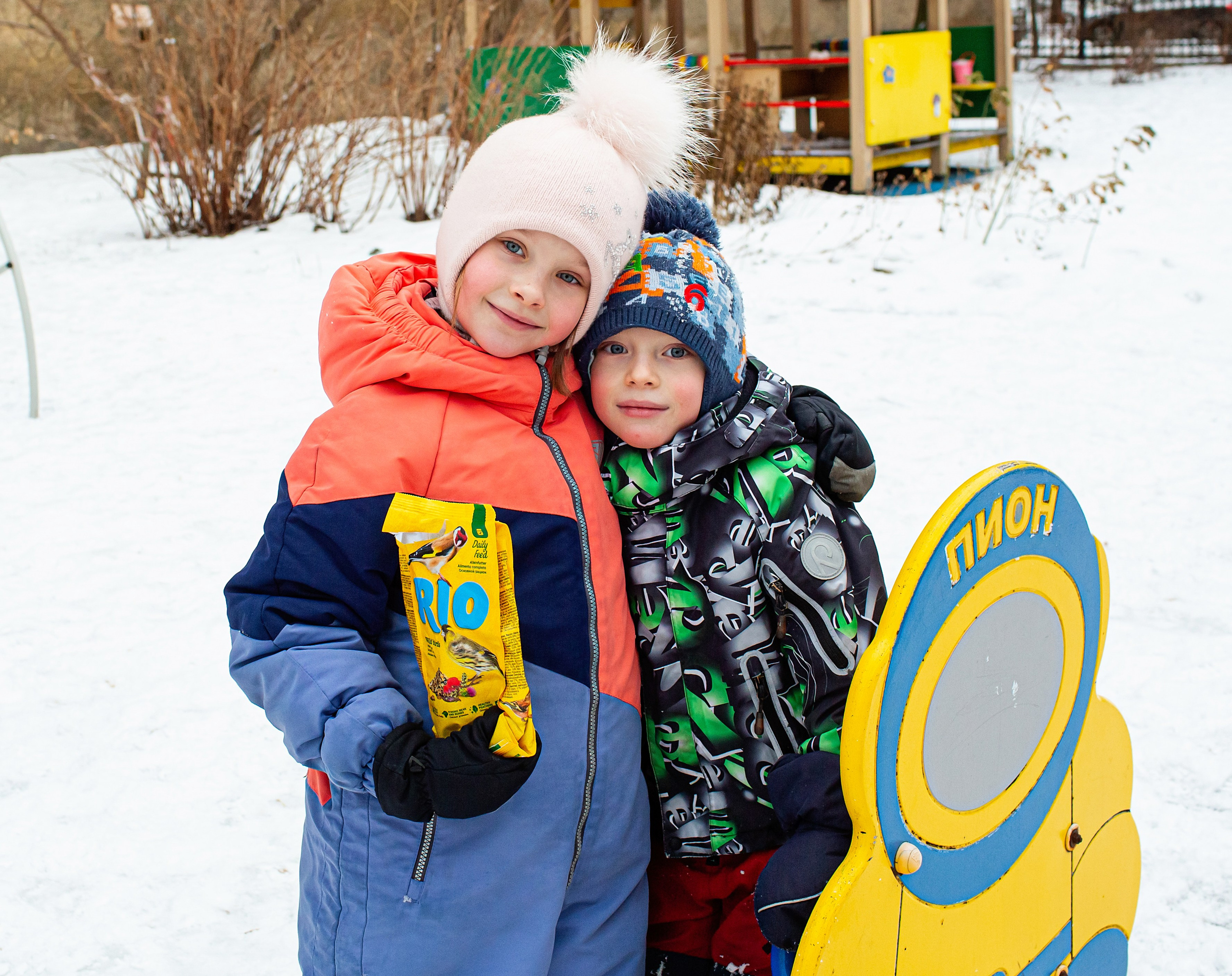 Зима в детском саду. Свадебный, семейный, детский фотограф в Санкт-Петербурге